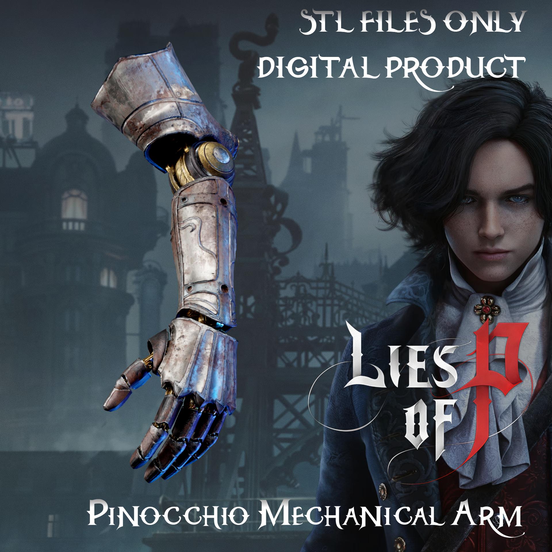 PINOCCHIO MECHANICAL HAND LIES OF P 3d model