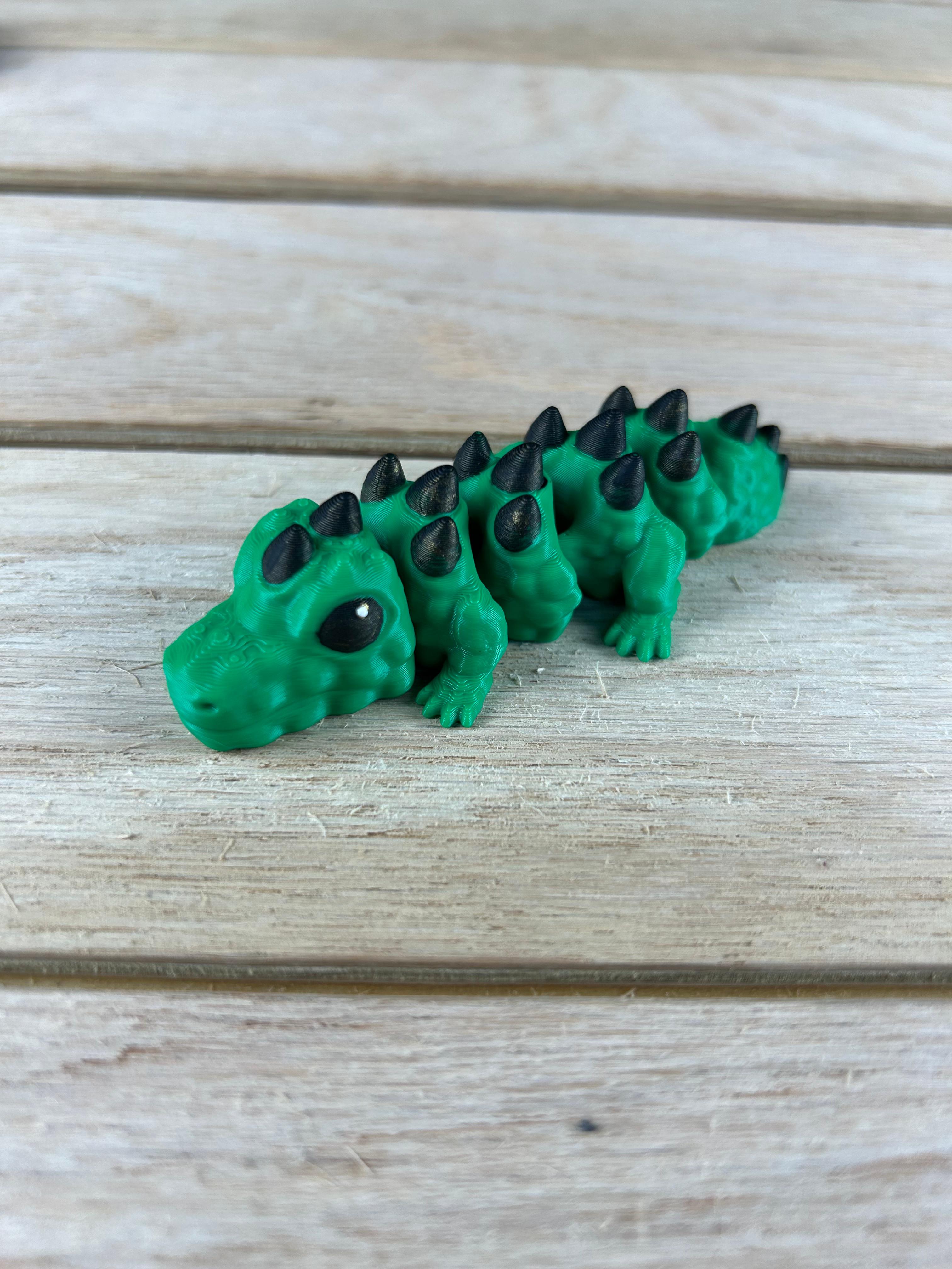 Gator Dragon Mini with Solid Legs 3d model