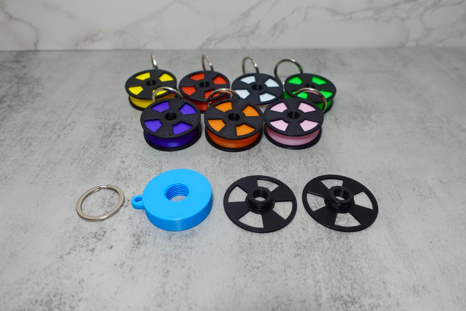 Filament Spool Keychain 3d model