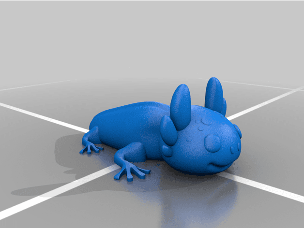 ARTICULATED AXOLOTL 3d model