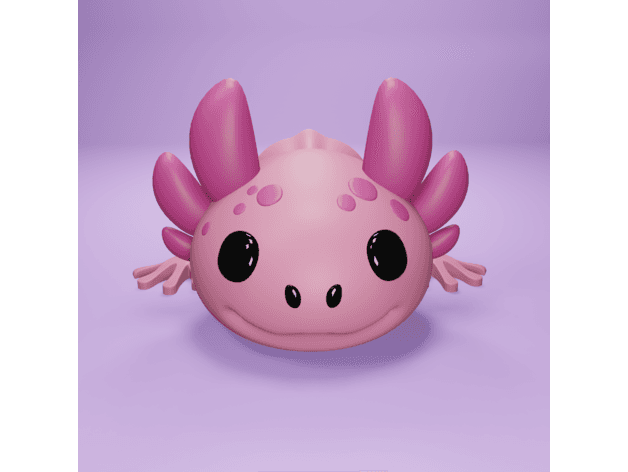 ARTICULATED AXOLOTL 3d model