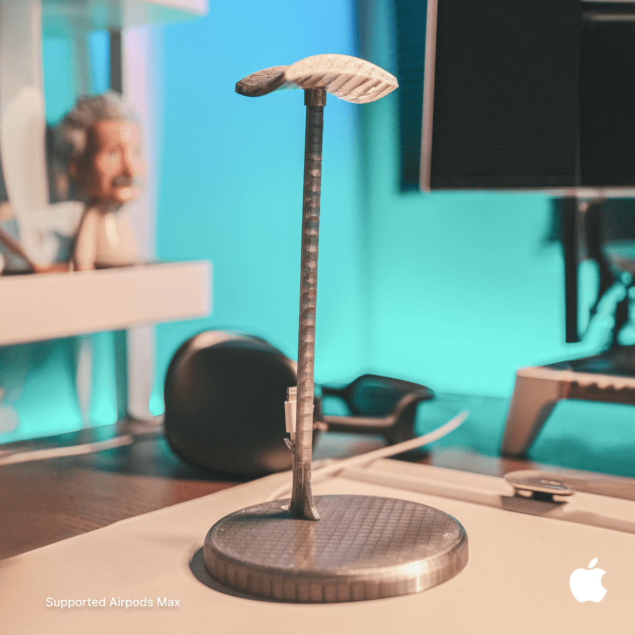 MINIMAL HEADPHONE HOLDER (SUPPORT APPLE AIRPODS MAX) 3d model