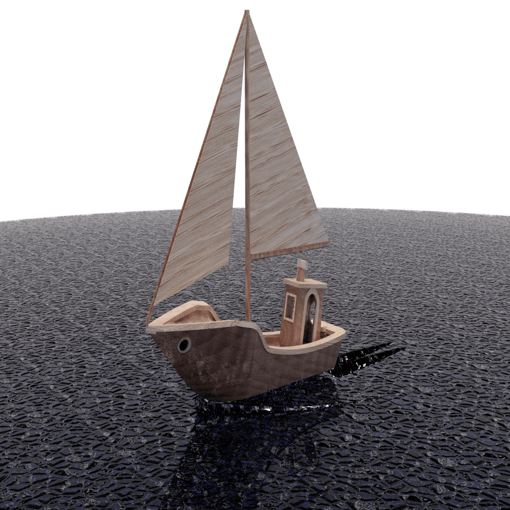 Sail-Benchy 3d model