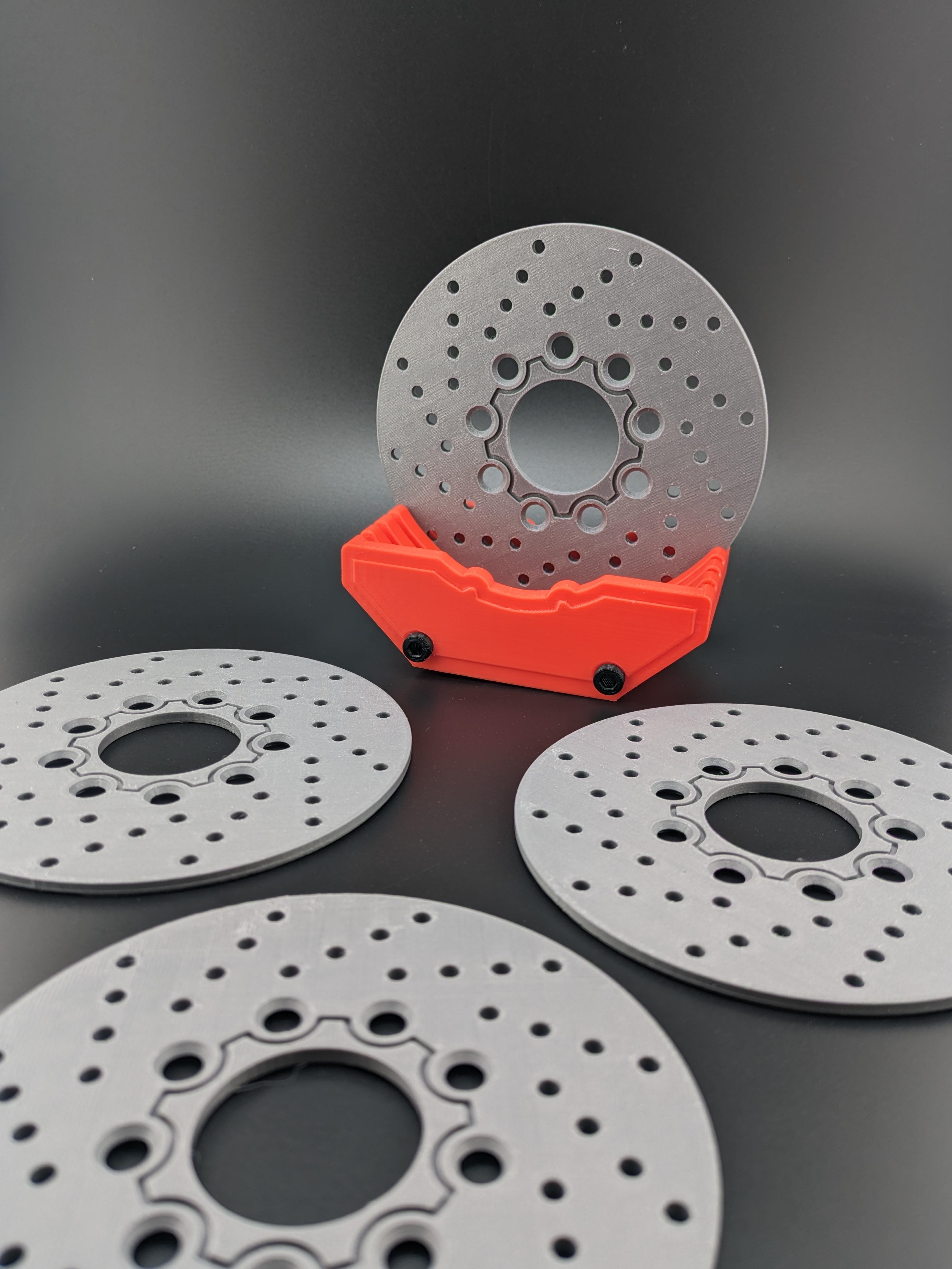 Disc Brake Coaster (4 Disc Set) 3d model