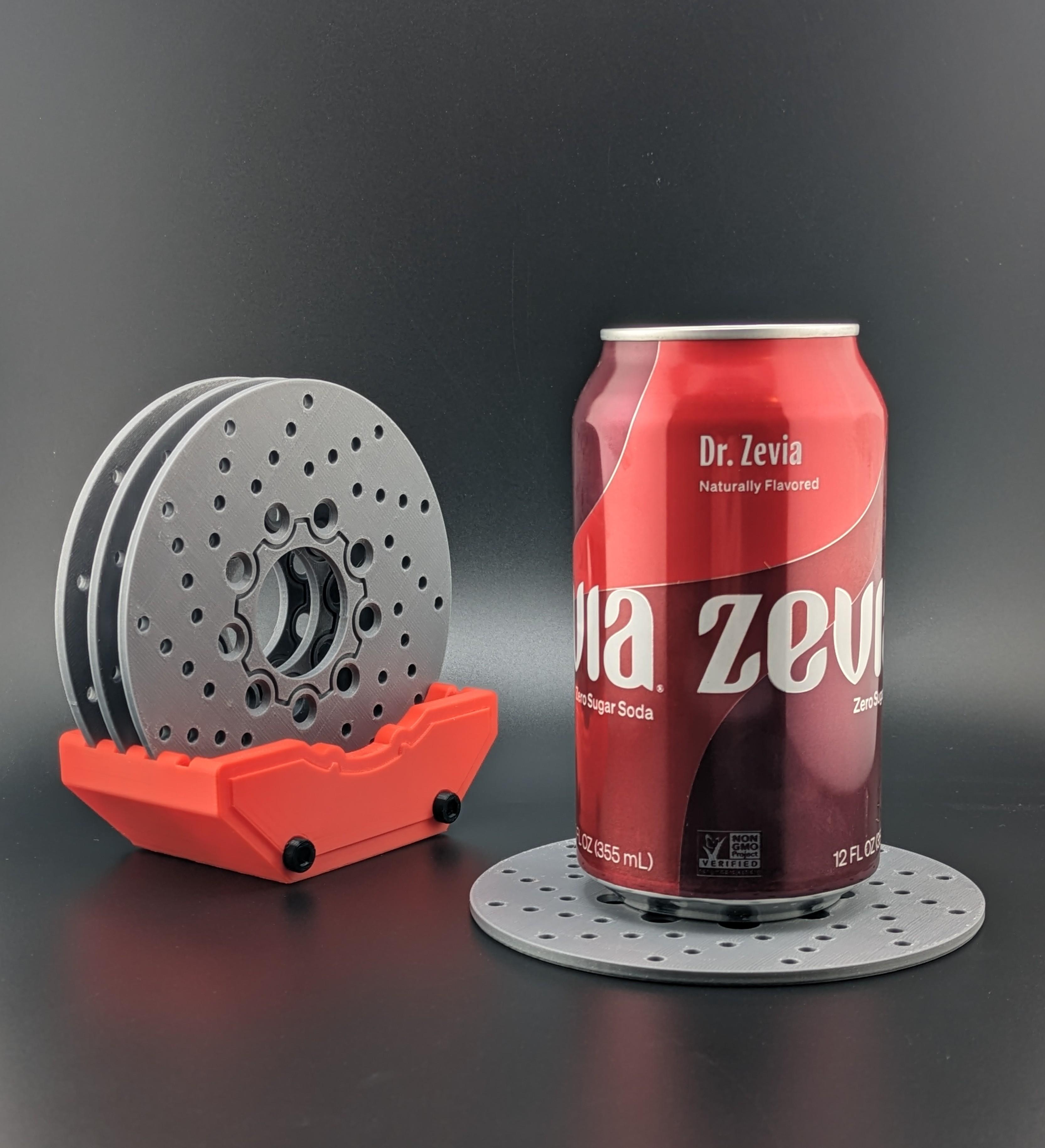 Disc Brake Coaster (4 Disc Set) 3d model