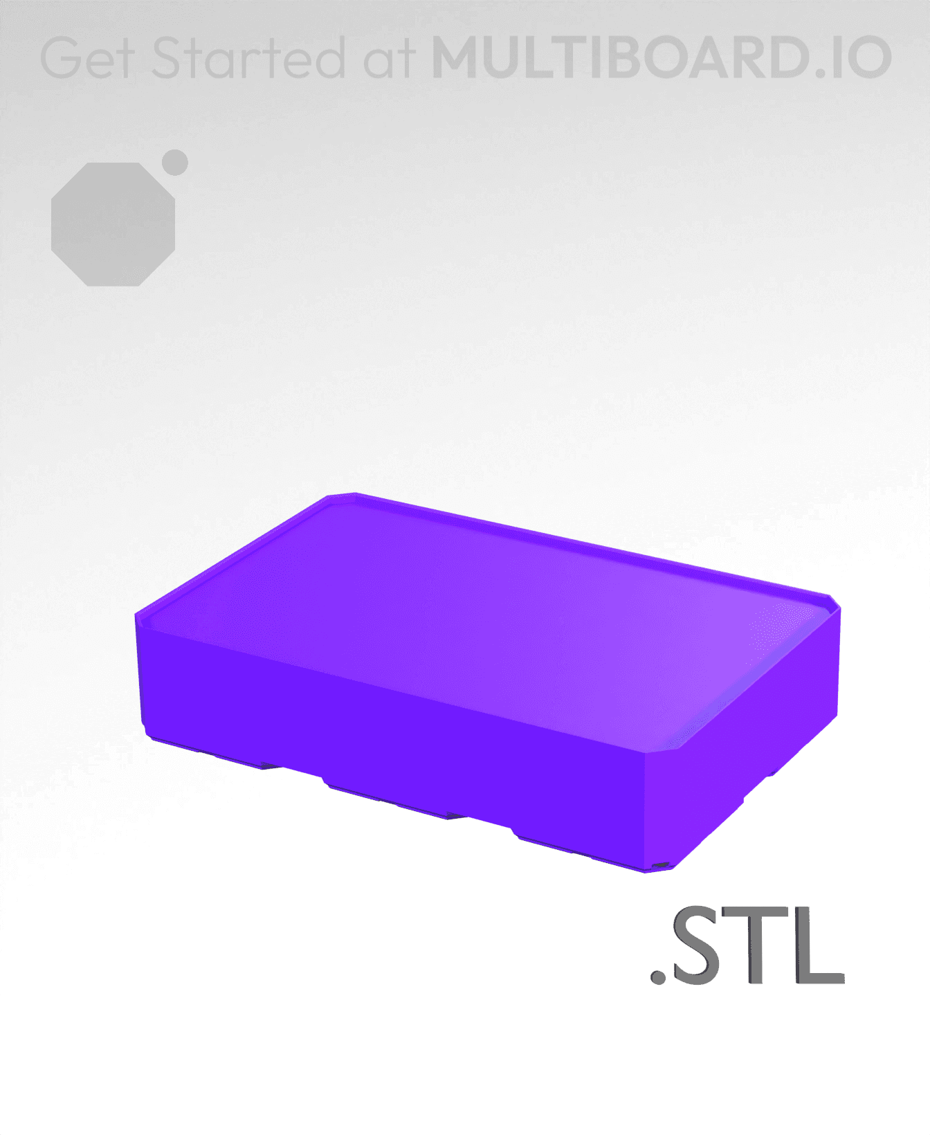 3x2x0·75 - Multibin Insert - STL Remixing File 3d model