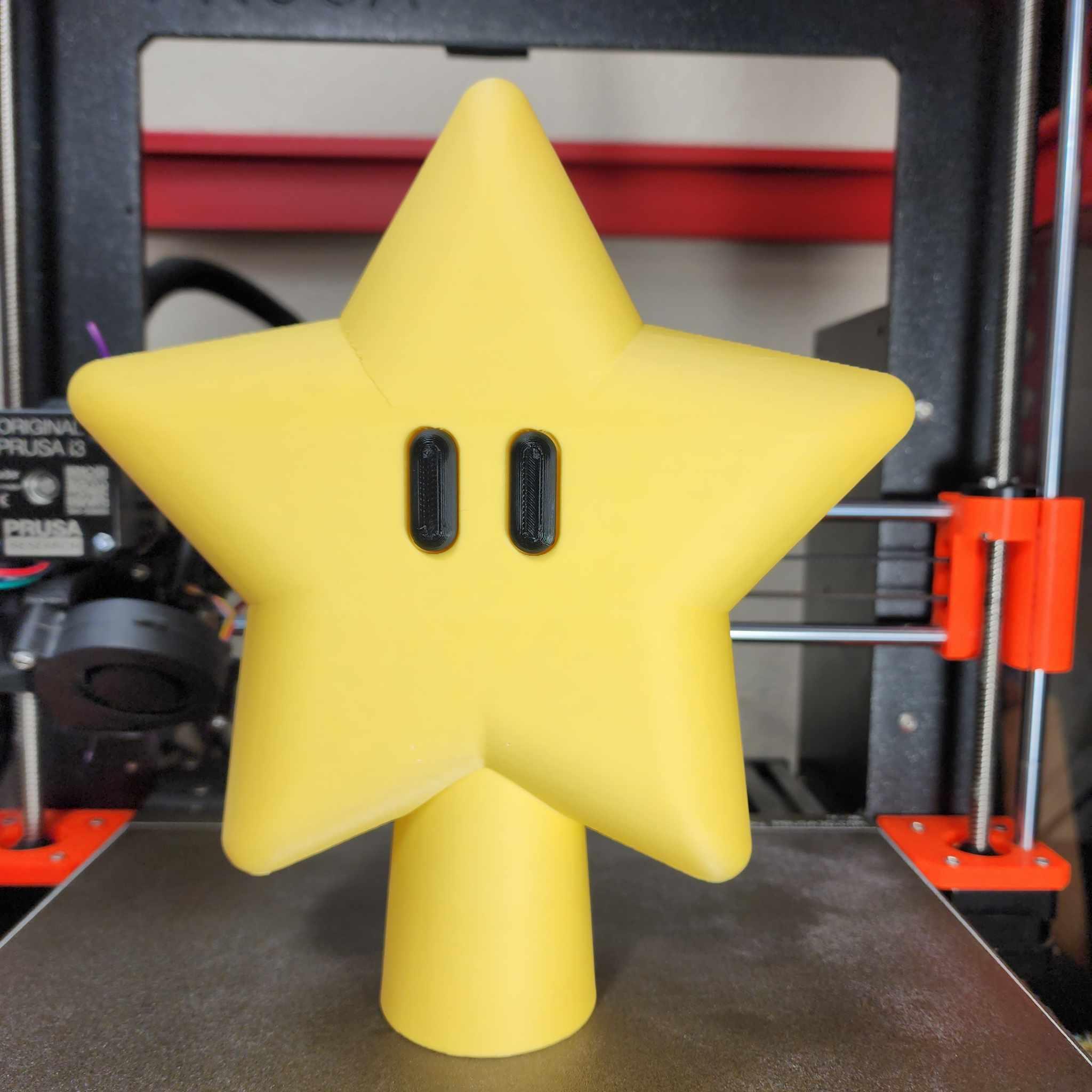 Mario Star Tree Topper 3d model