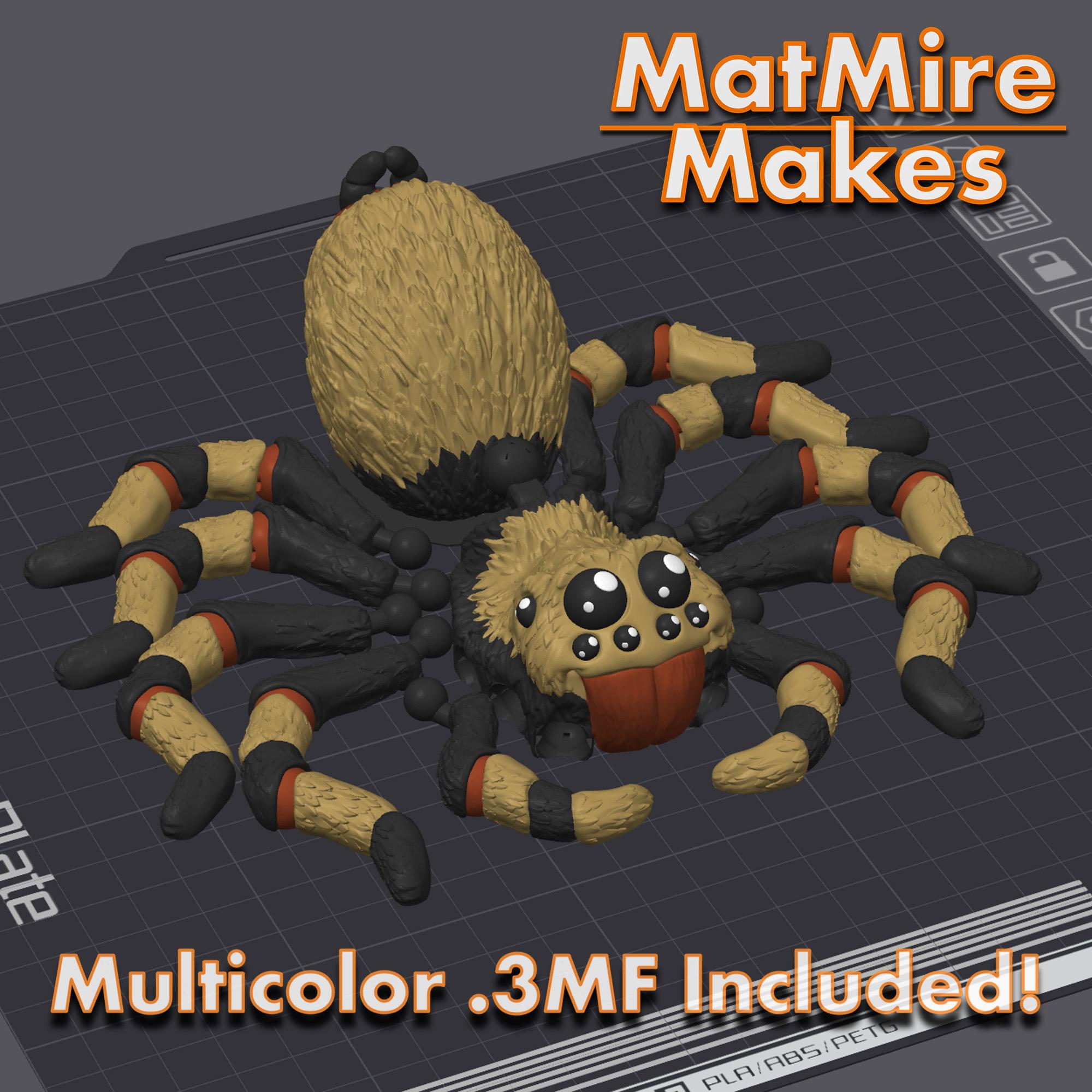 Tarantula - Articulated Figure 3d model