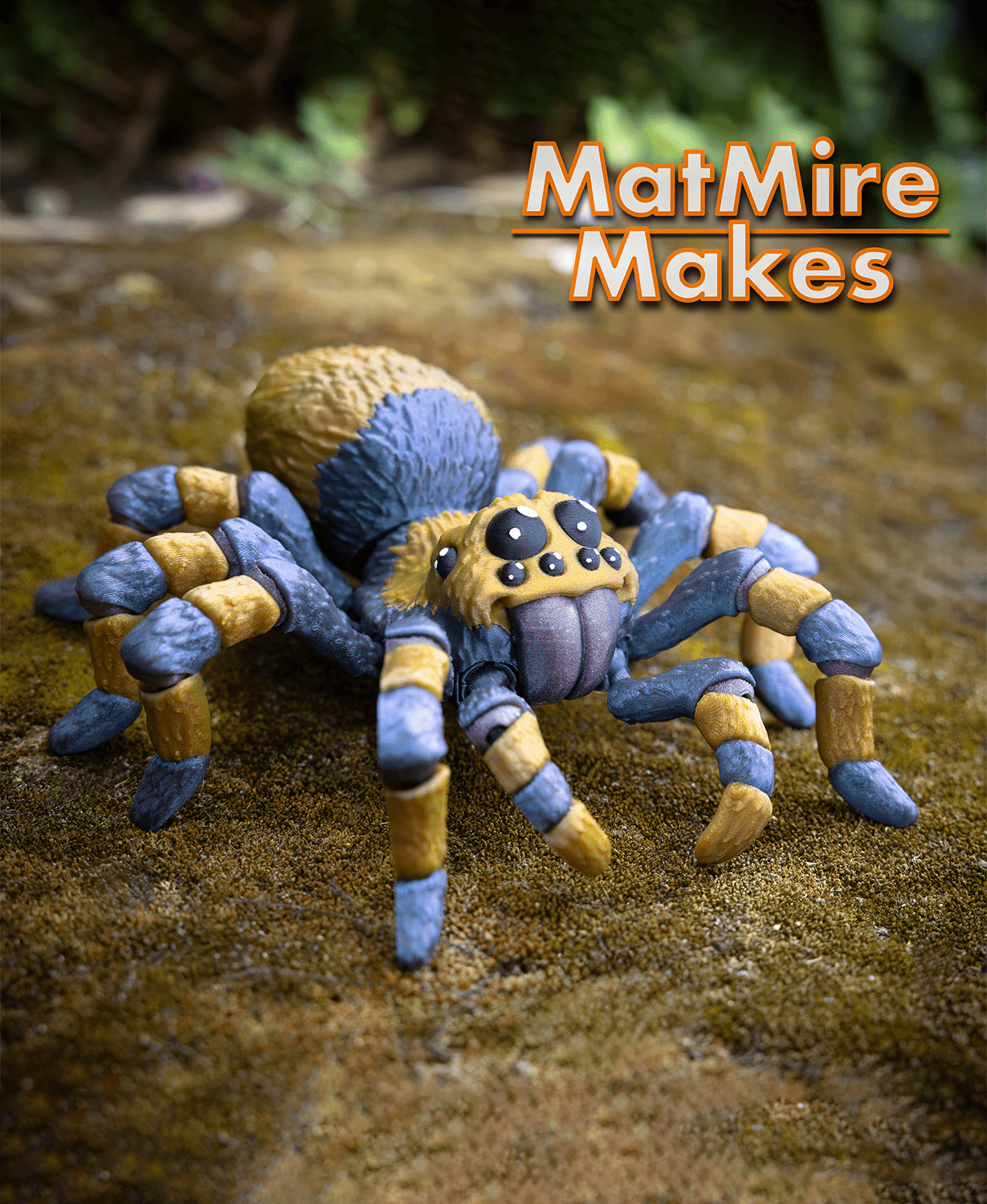 Tarantula - Articulated Figure 3d model