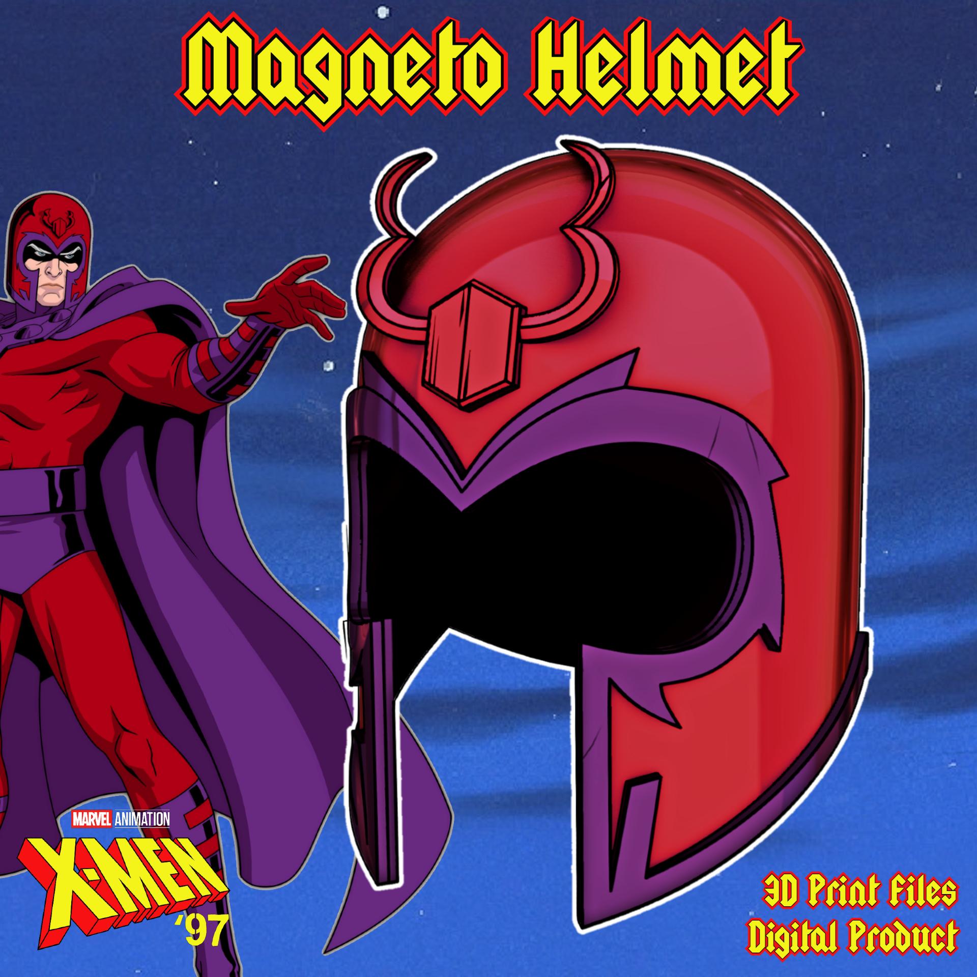 Magneto Helmet X-Men 97' Animated Series  3d model