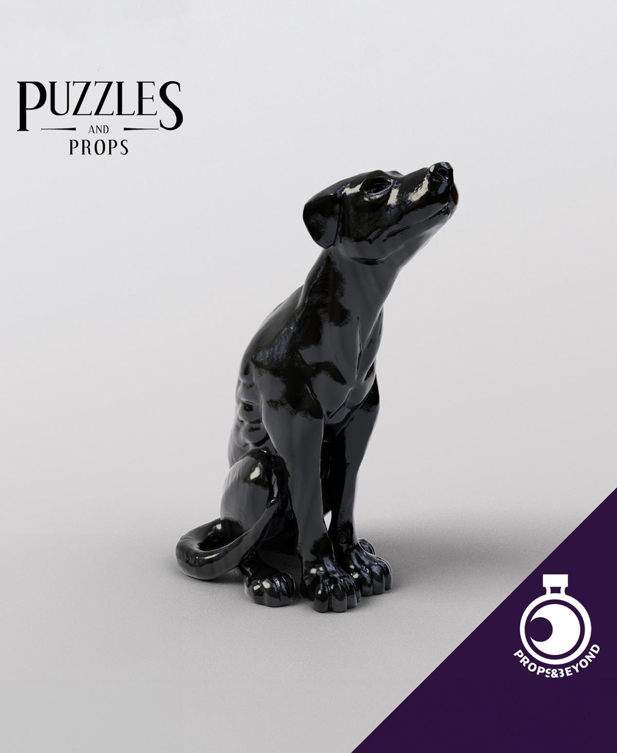 Figurine of Wondrous Power - Onyx Dog 3d model