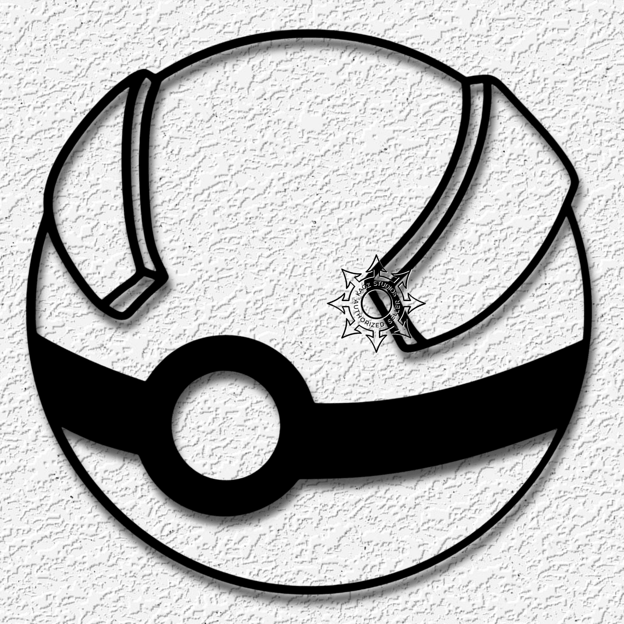 pokeball wall art pokemon decor 3d model