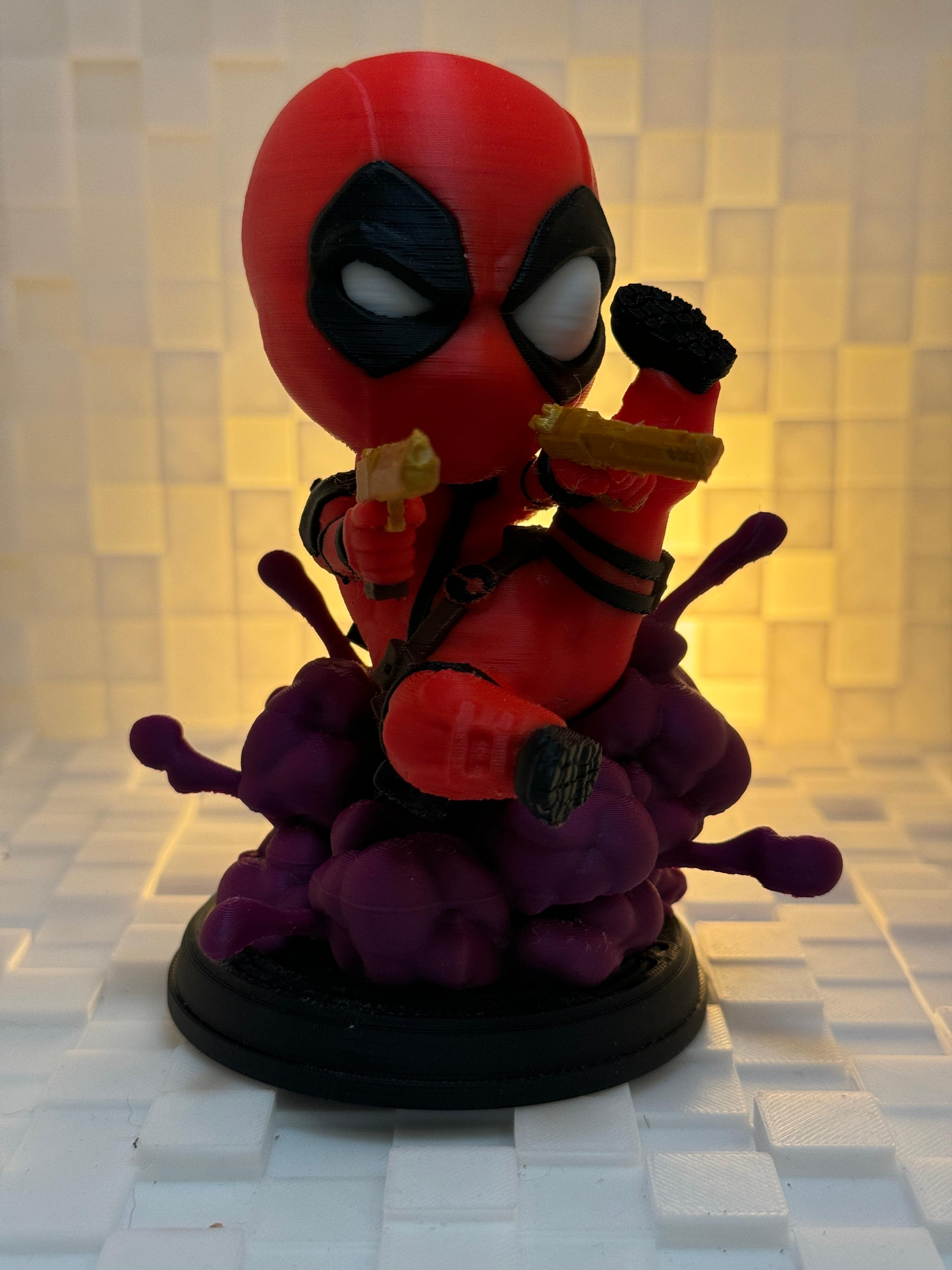 Li'l Deadpool - Multicolor - Collectable Fanart Figure 3d model