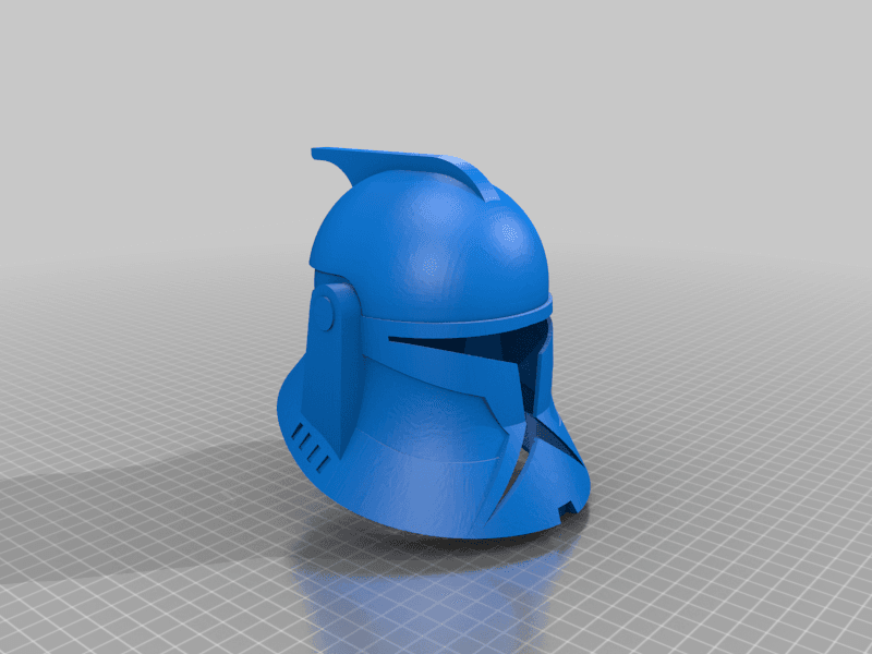 Phase 1 Clone Helmet(Animated style) 3d model