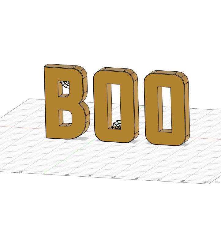 Boo Decoration 3d model