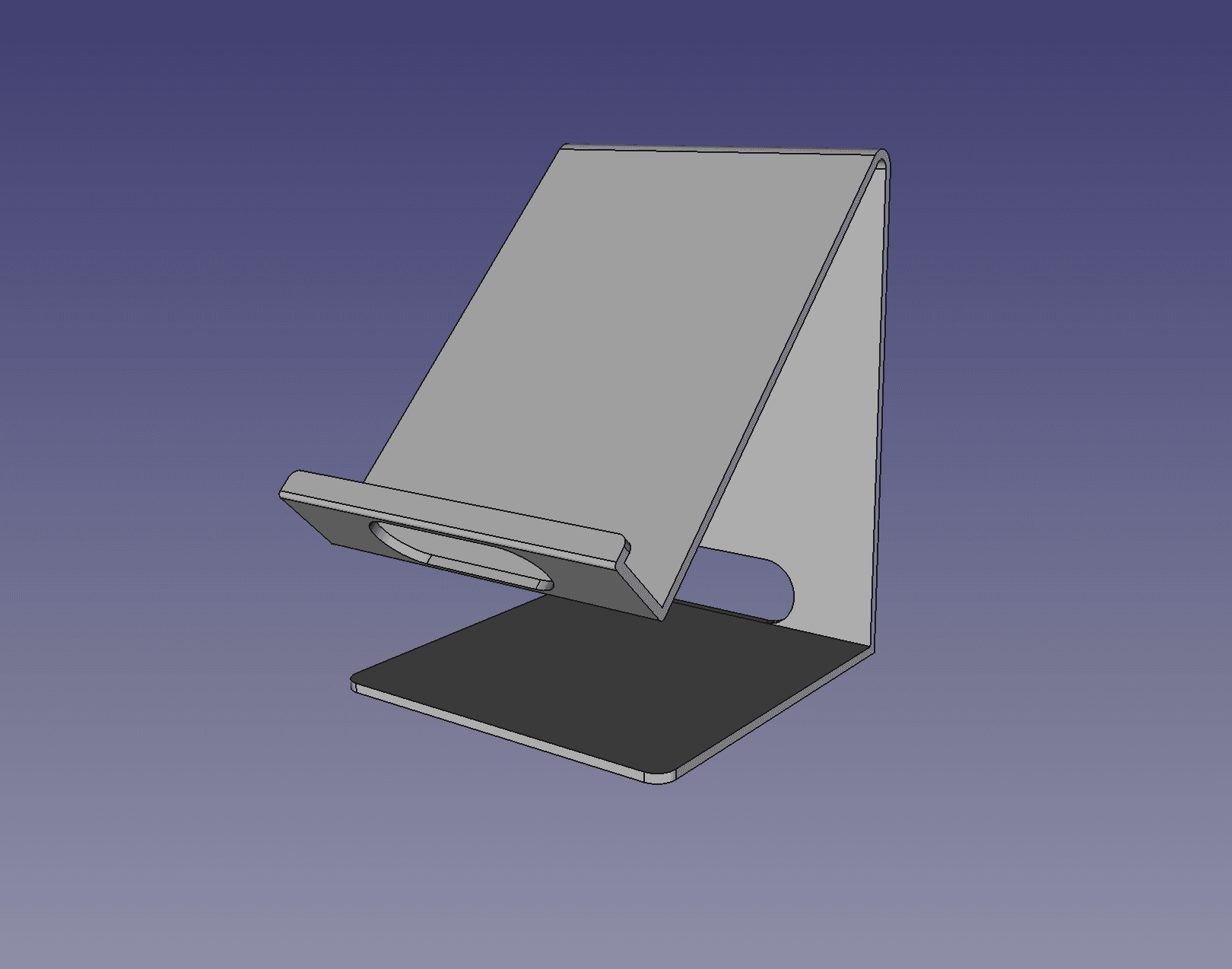 Parametric Phone Holder 3d model