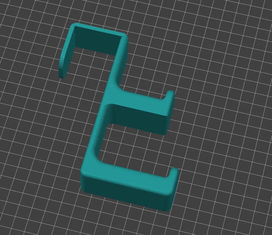 Over Door Double Hook - Strong Door Hook 3d model