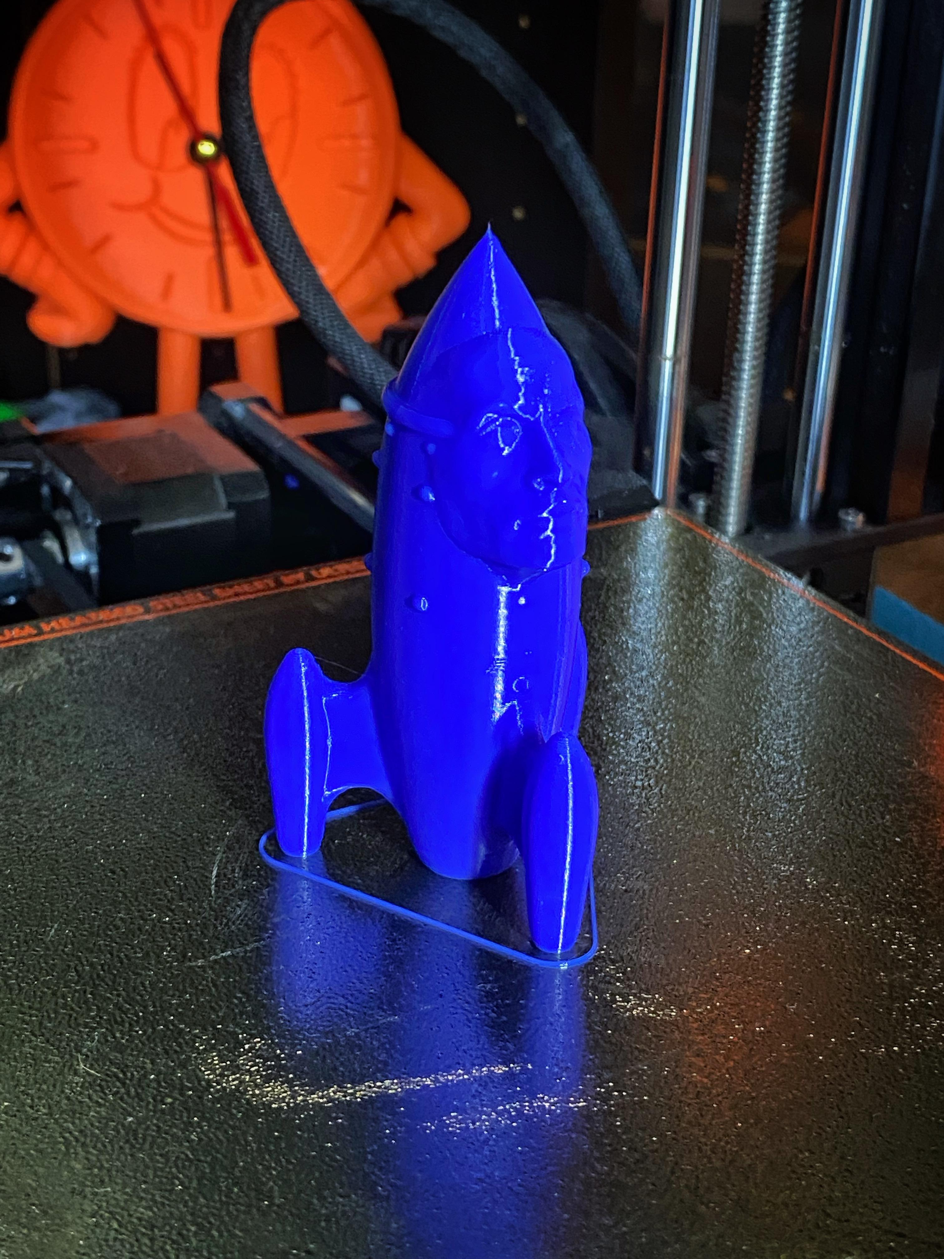 ROCKet  - In Printed Solid Jessie PLA "Mixtape #12" - 3d model