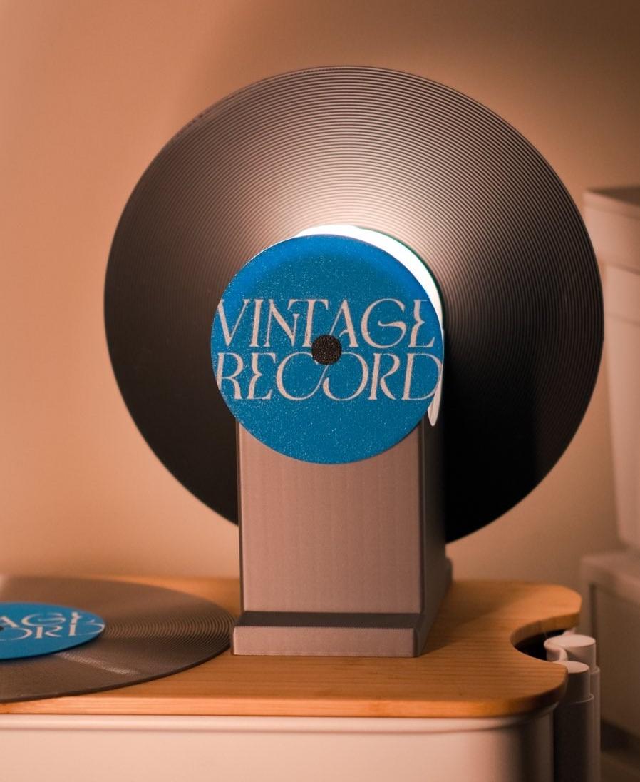 Vintage Music Records Lamp 3d model