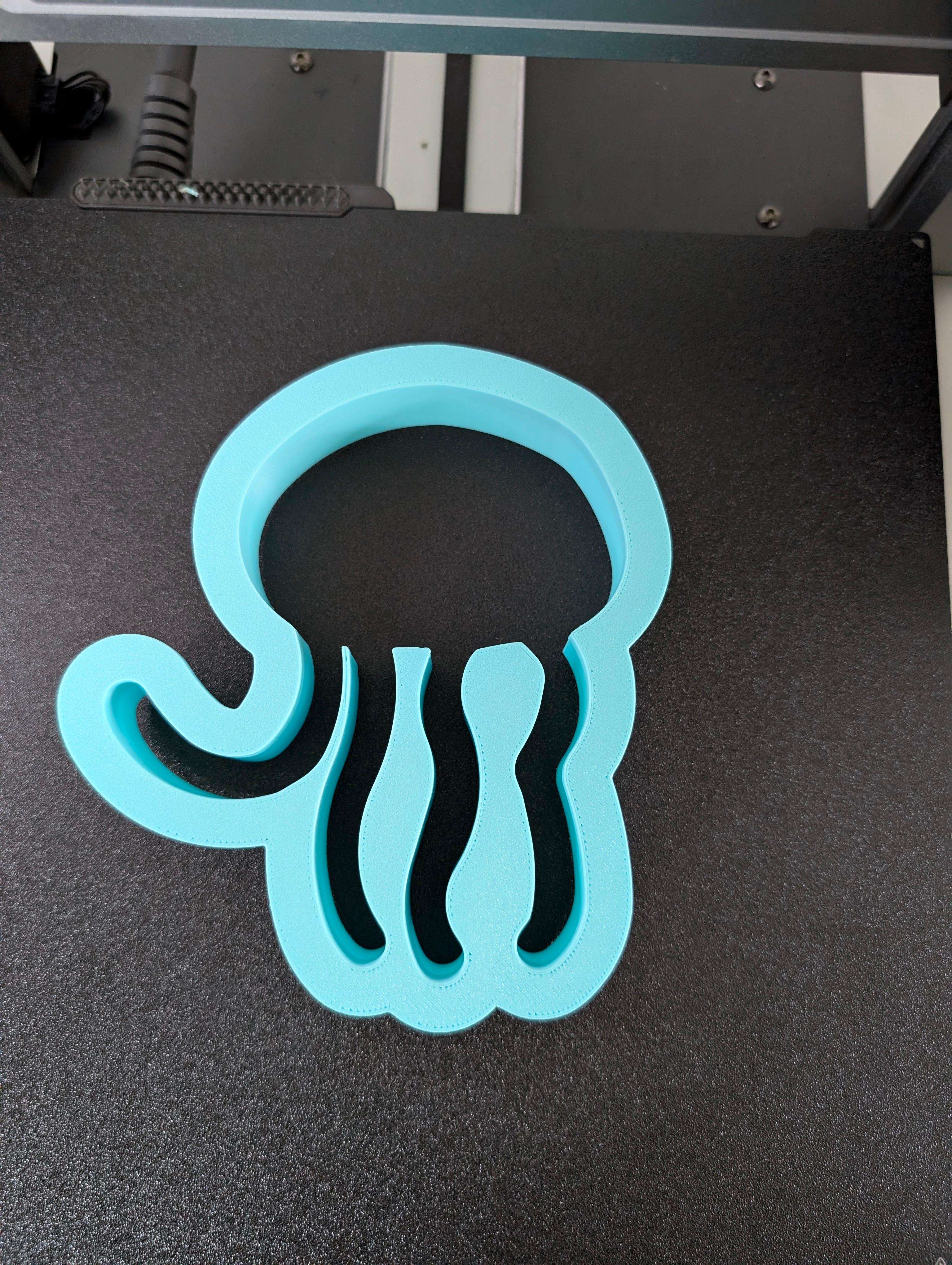 Jellyfish Cookie Cutter 3d model