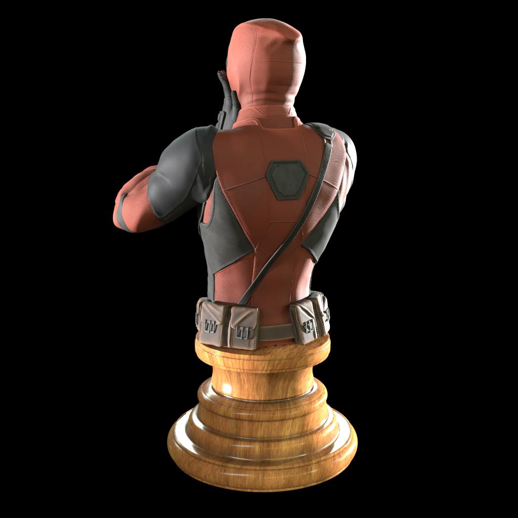 Deadpool Bust 3d model