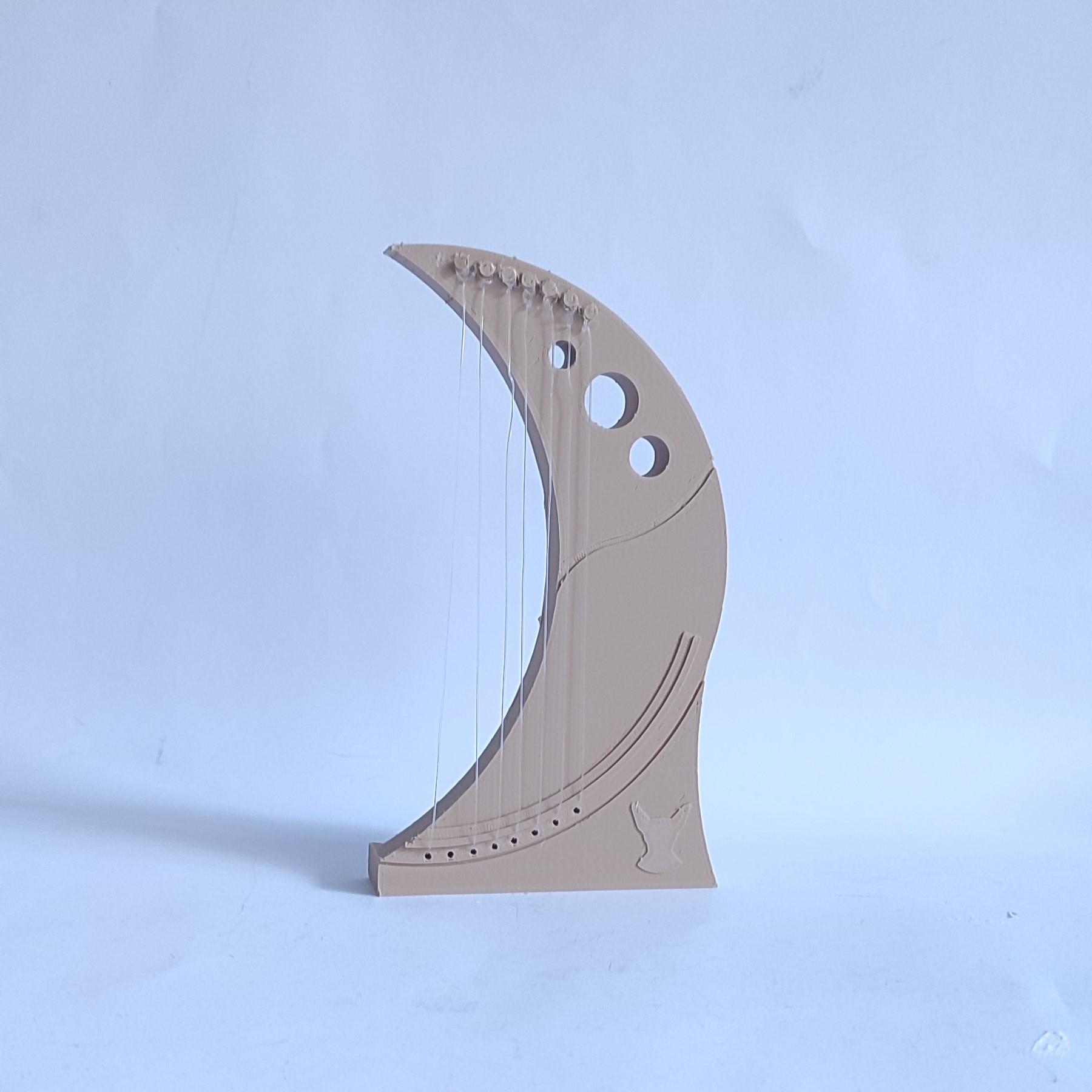 Harp #Junetunes 3d model