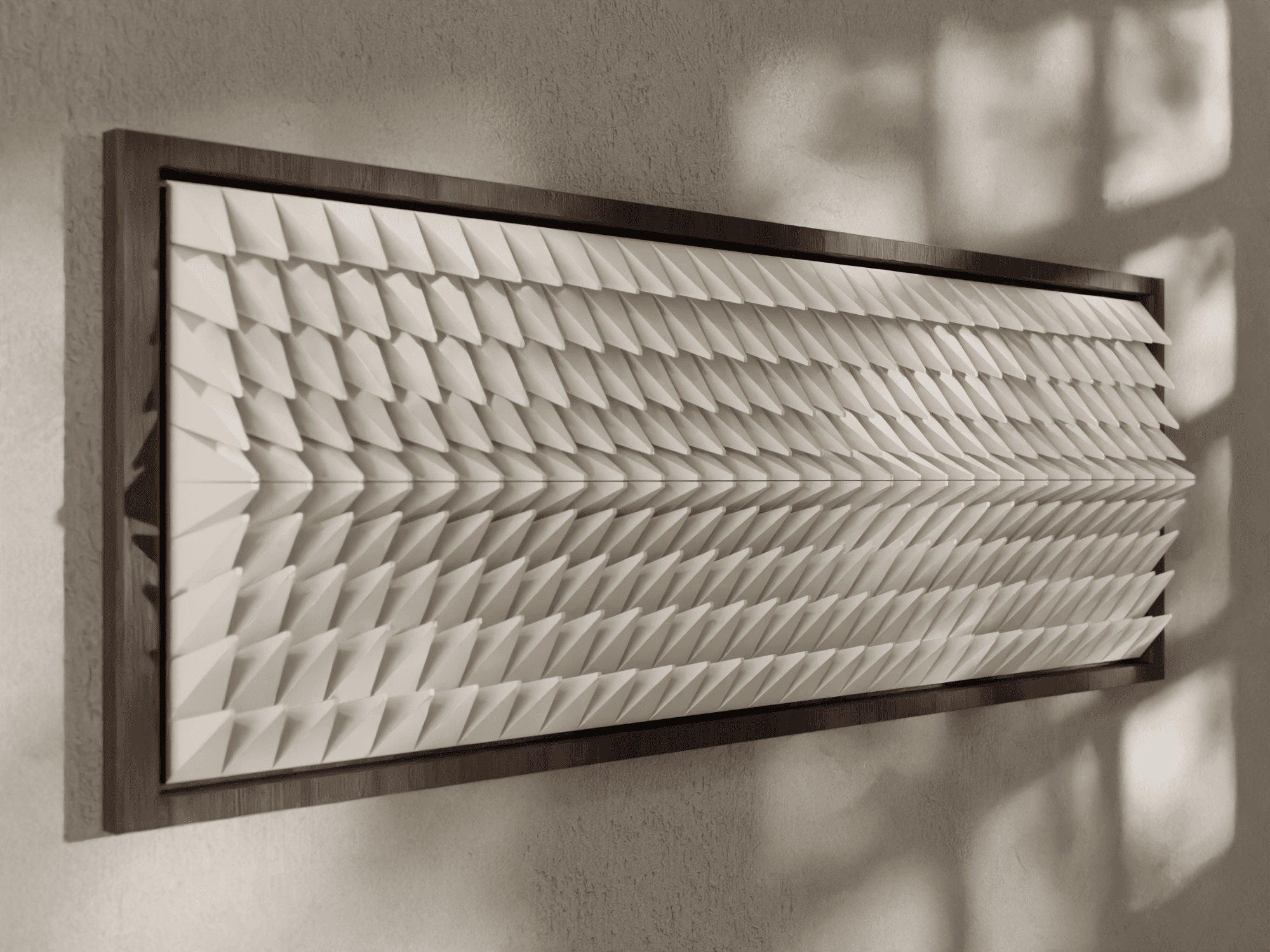 3D Wall Sculpture, The Straight Line 3d model