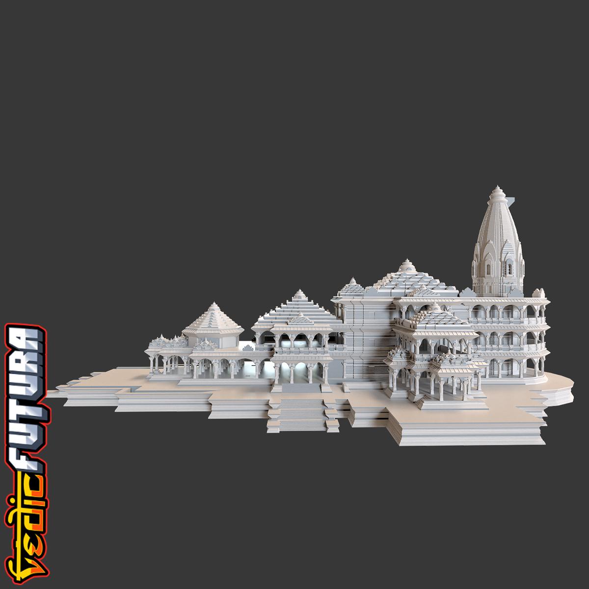 Ayodhya Ram Temple - NO SUPPORTS REQUIRED! 3d model