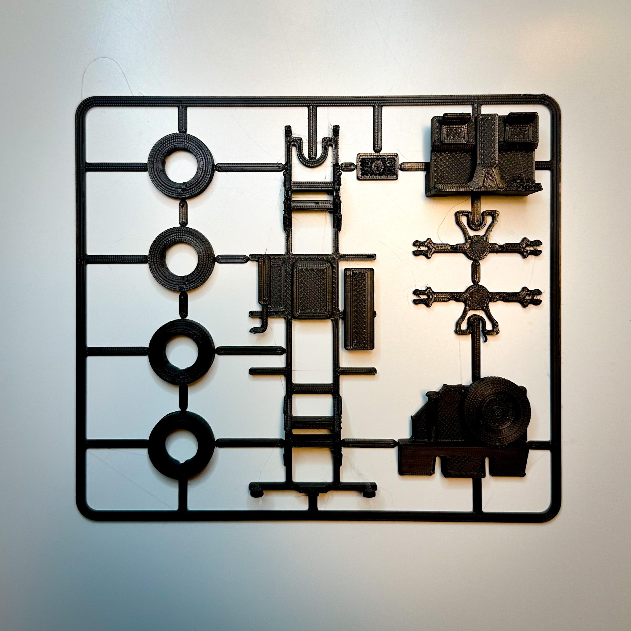 Saurer 6DM 1/64 kit card 3d model