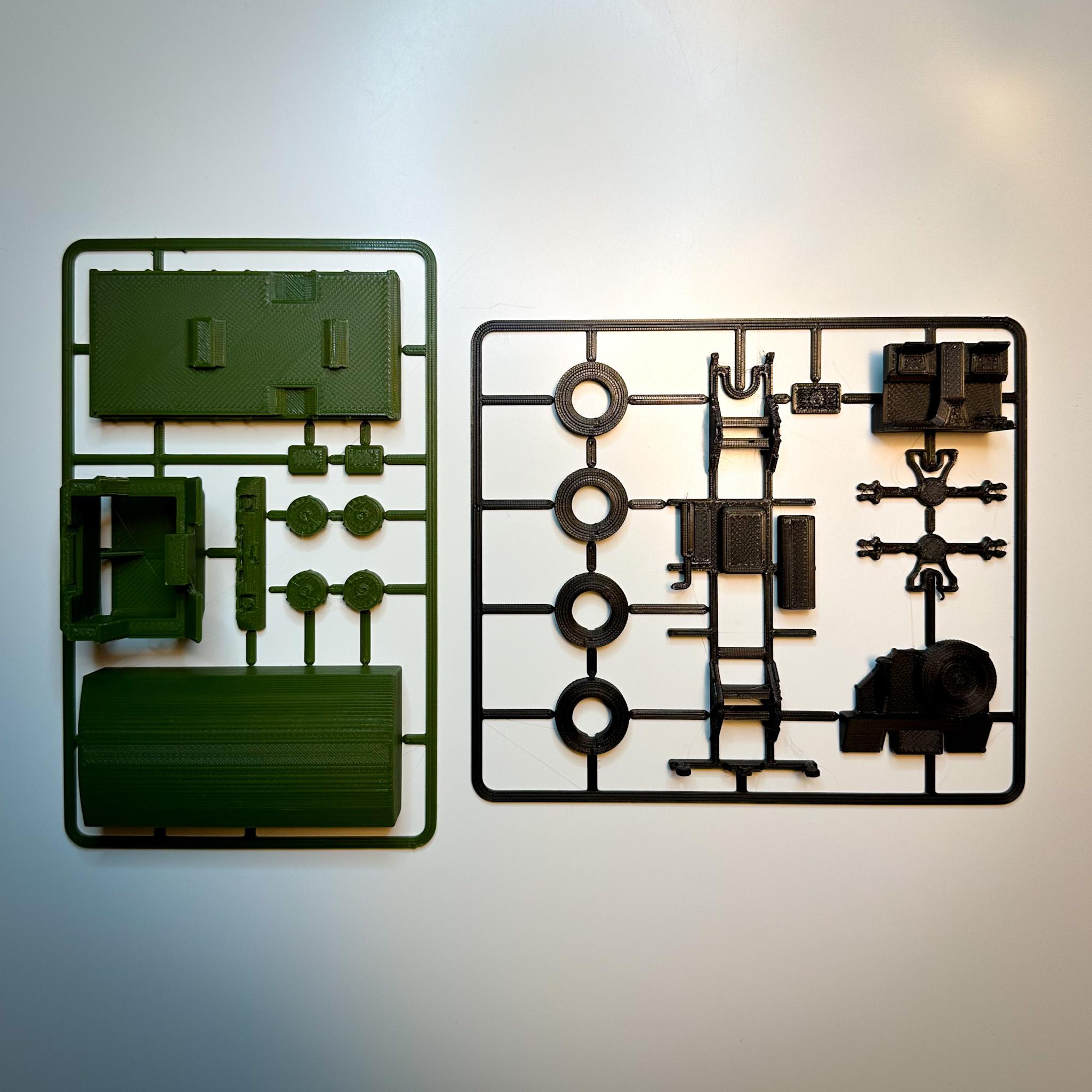 Saurer 6DM 1/64 kit card 3d model