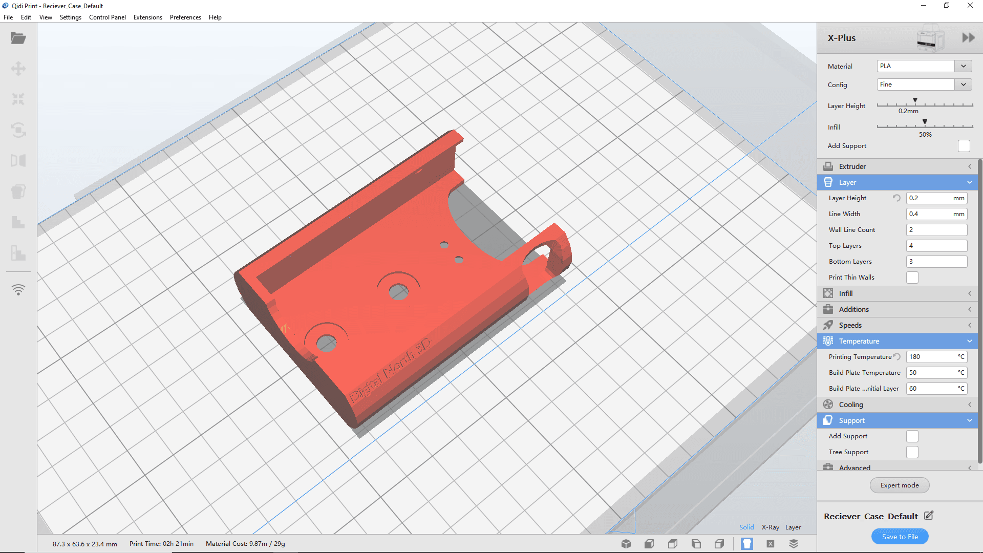 Nitro Bee Rugged Mount Case 3d model