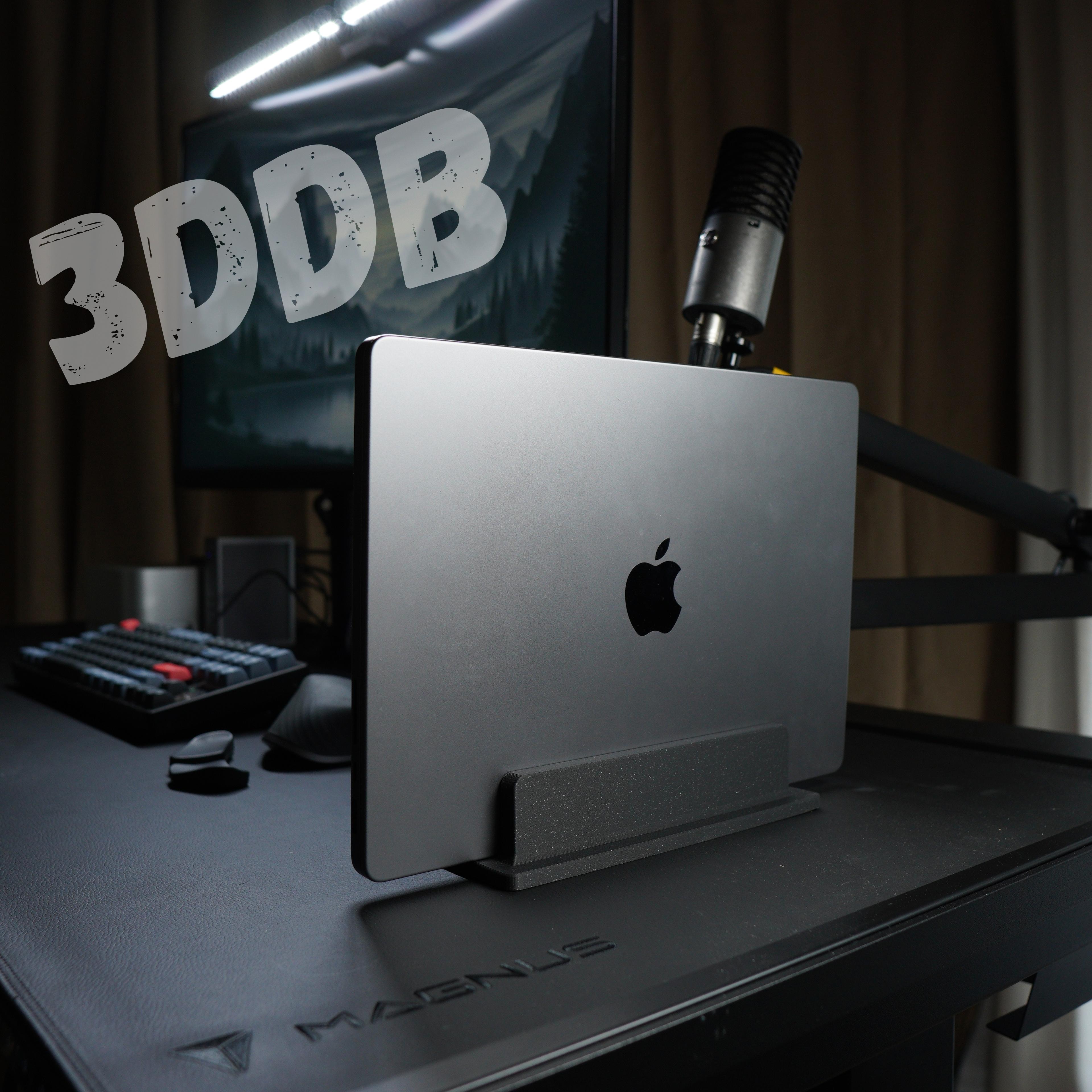 Vertical Laptop Stand 3d model