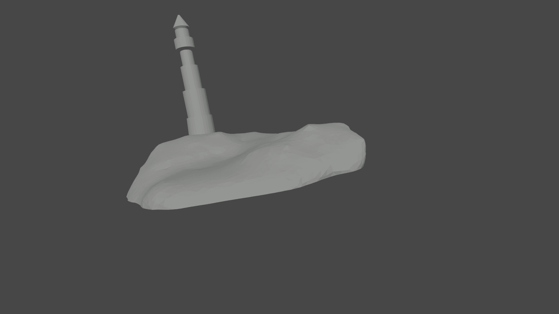 lighthouse Island 3d model