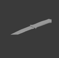 Ursus knife CSGO 3d model