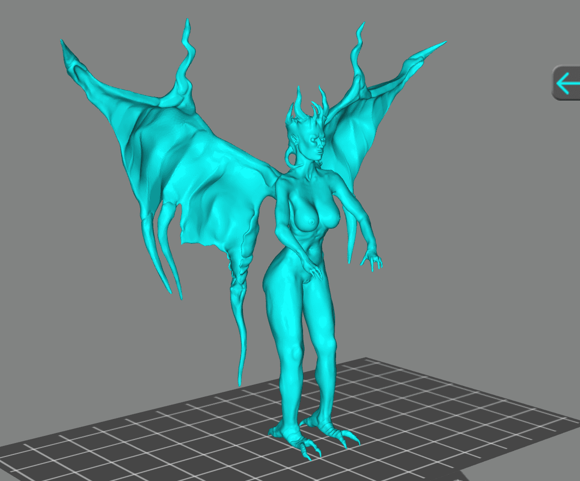 demongirl.obj 3d model