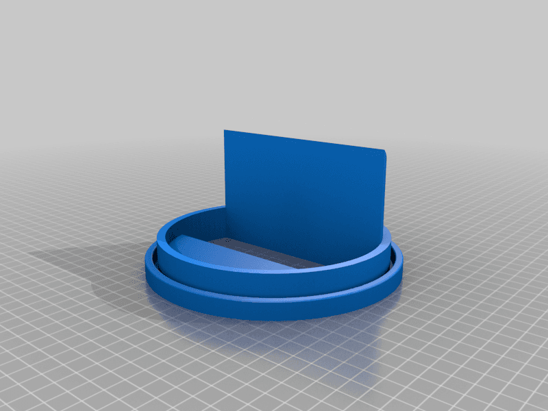 Paint Can Lid Brush Wiper Holder Lid 3d model