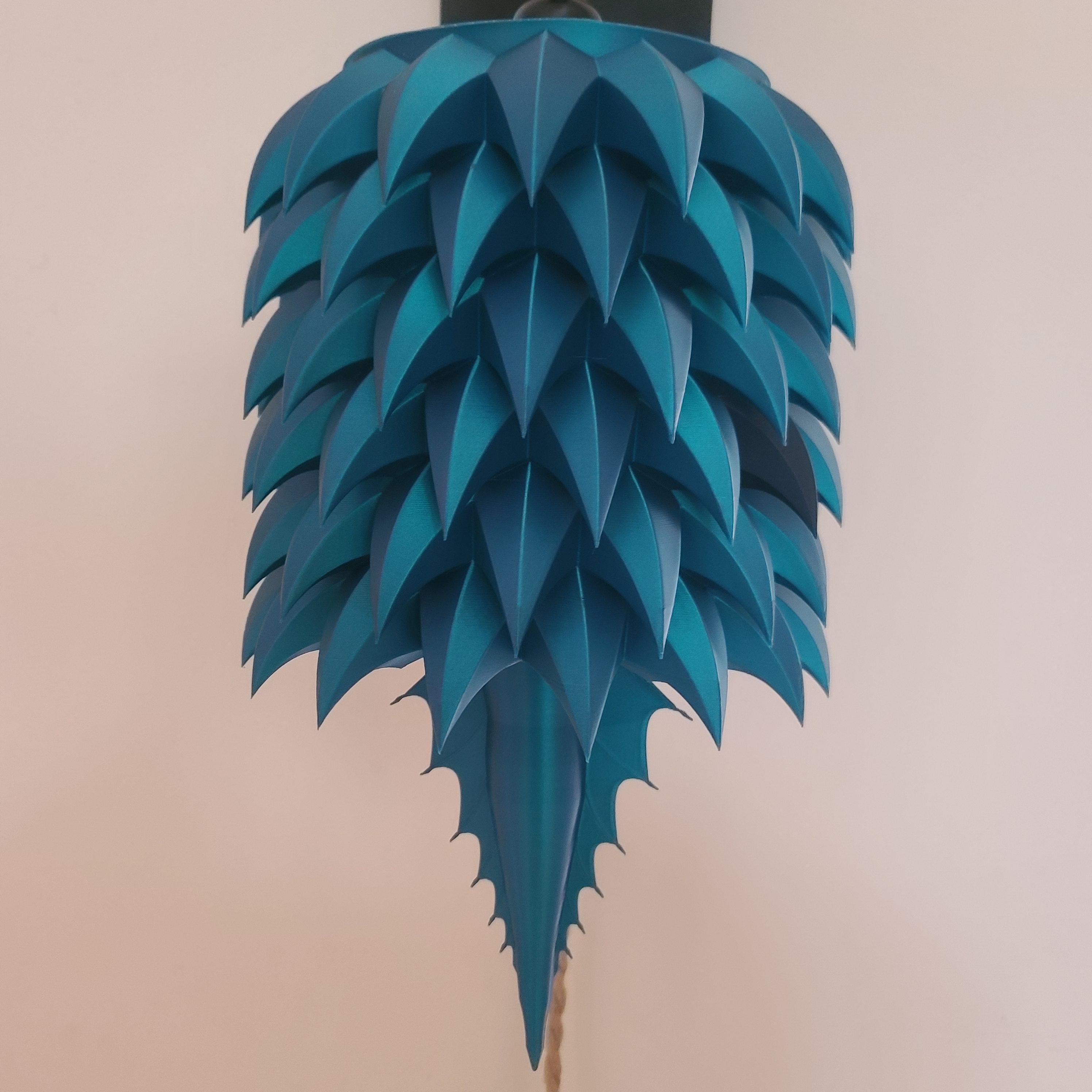 Dragon Scale Hanging Lamp #FunctionalArt 3d model