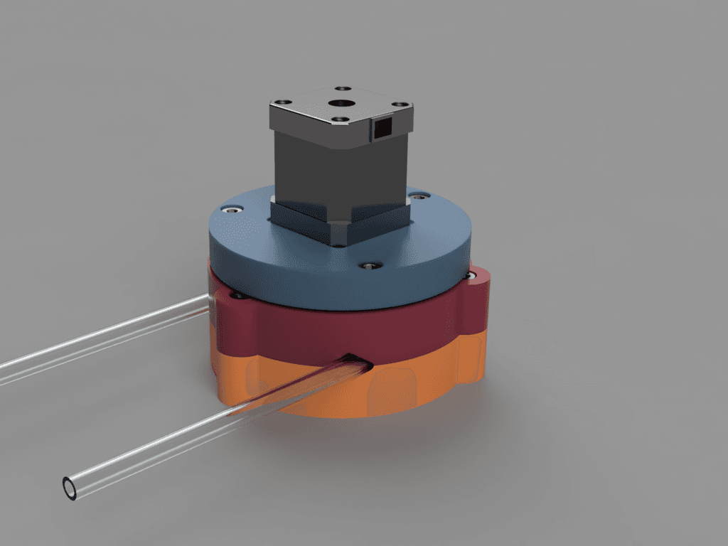 Modular Peristaltic Pump Concept Tester 3d model