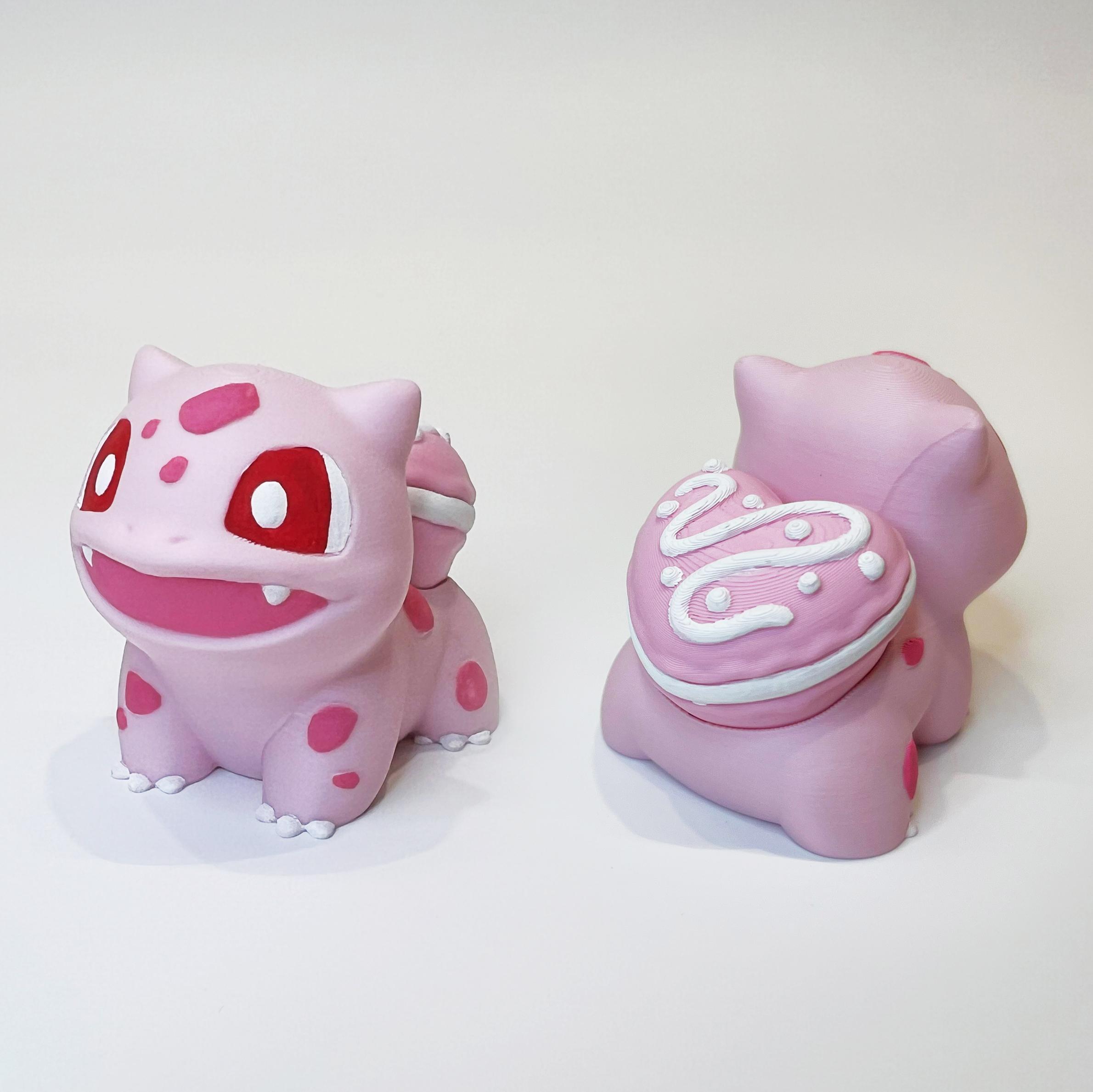 Valentine Dessert Bulbasaur Set 3d model