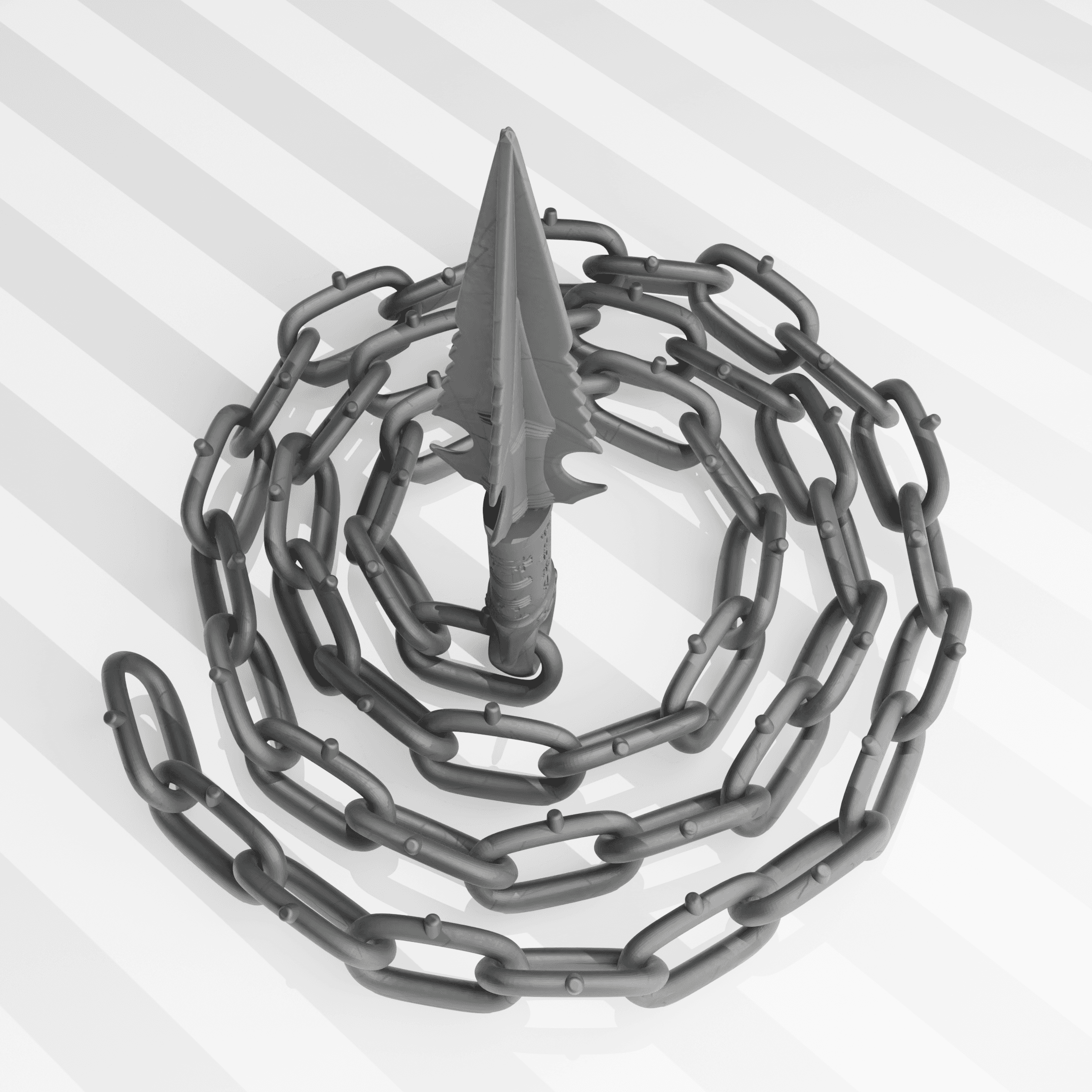 Scorpion Chain Kunai V2 3d model