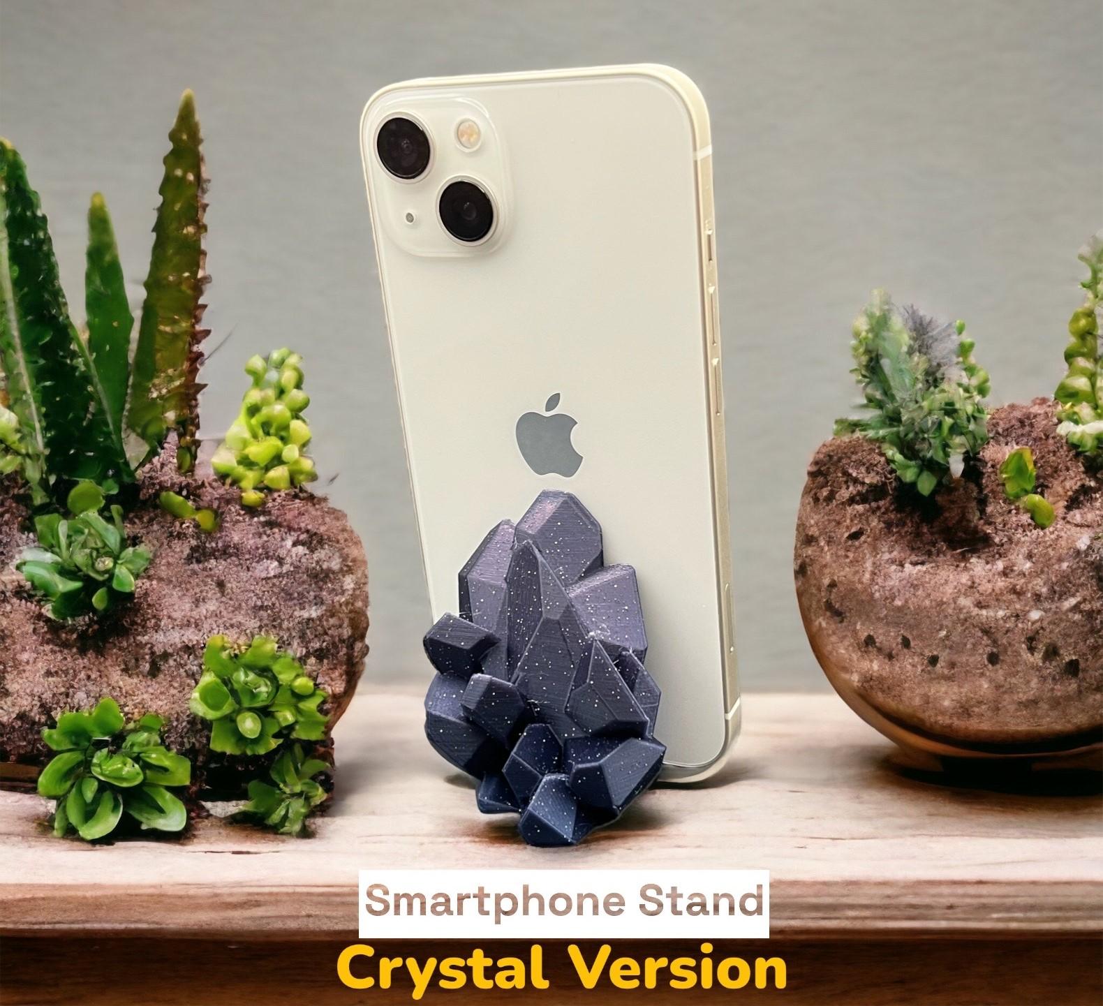 Crystal Stand for your Smartphone and Tablet - Print in Place 3d model