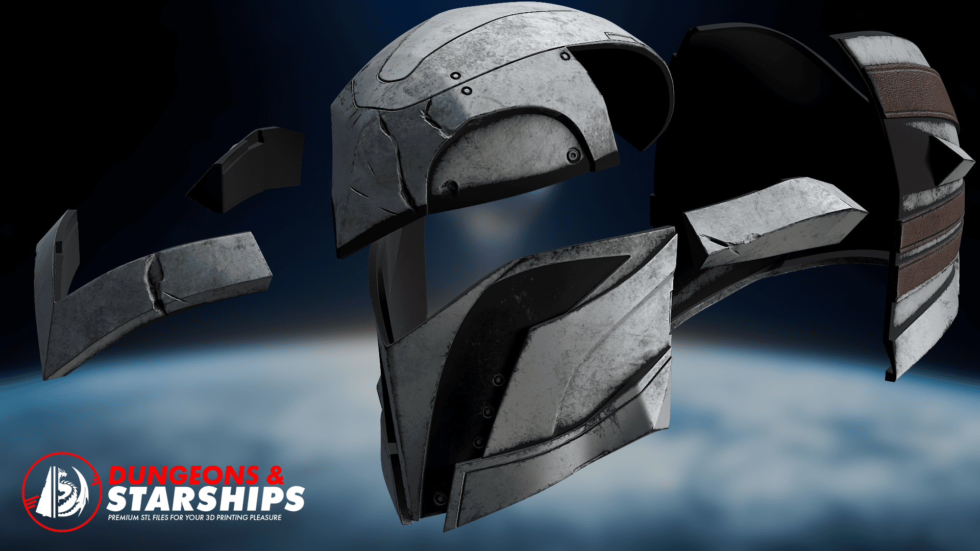 Warlock Hexer Helmet - Destiny 2 x The Witcher 3d model