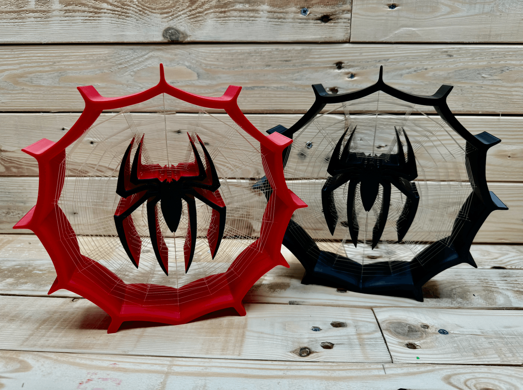 Spider webbed string art 3d model