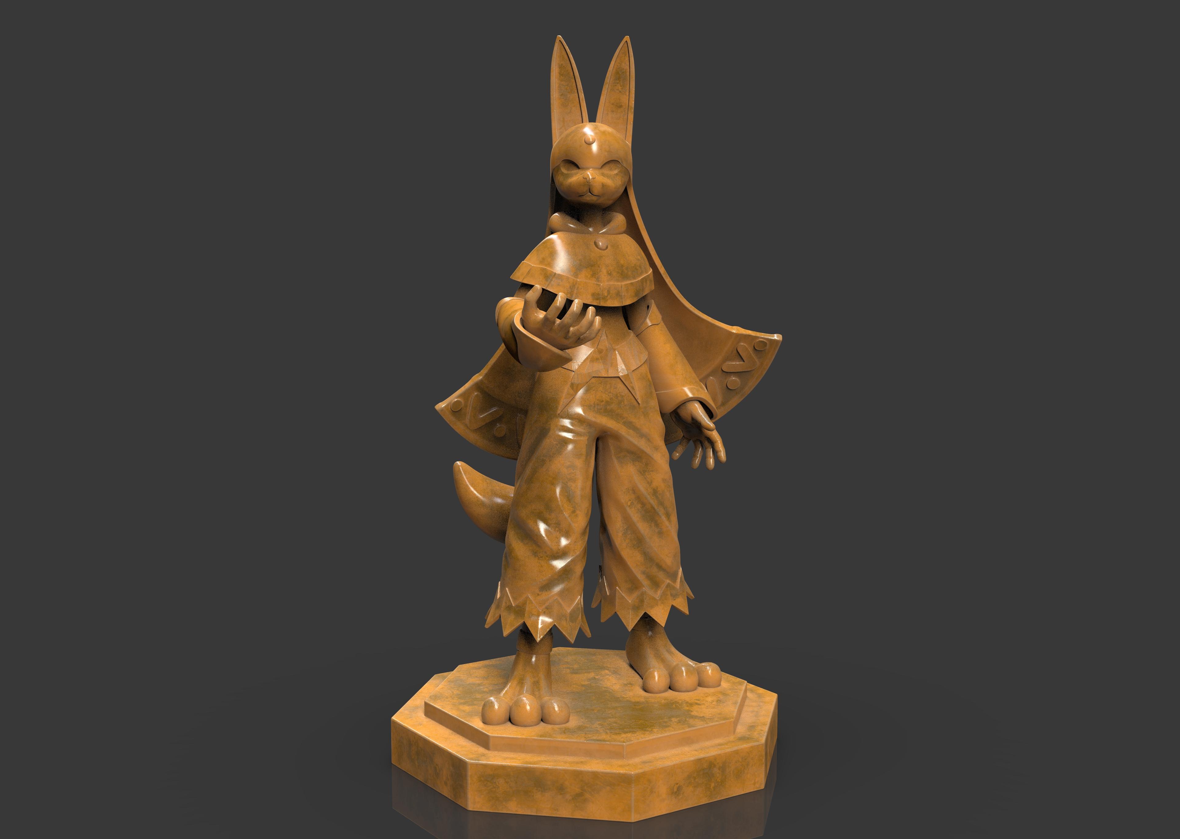 Statue of Power Pal World 3d model