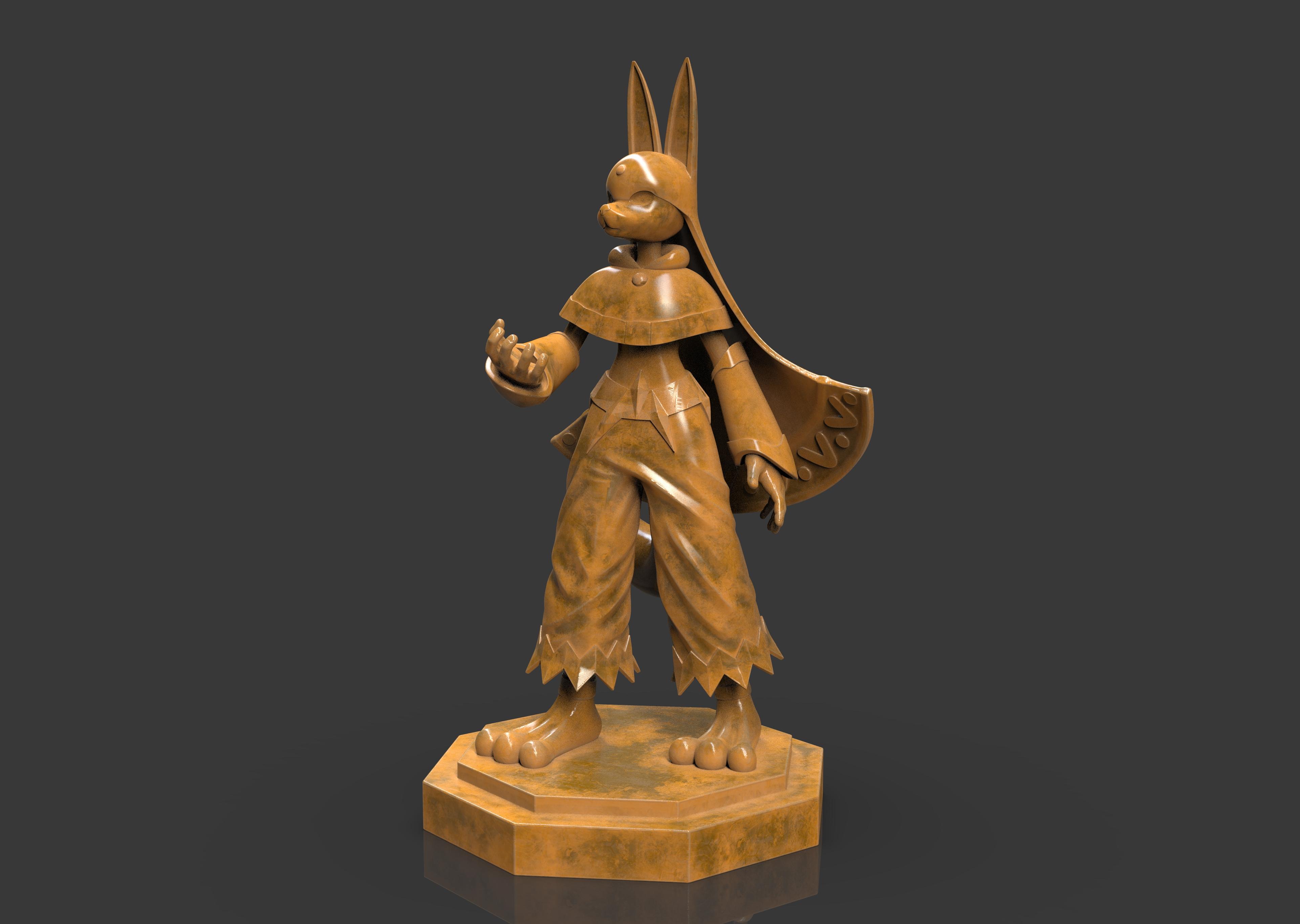 Statue of Power Pal World 3d model