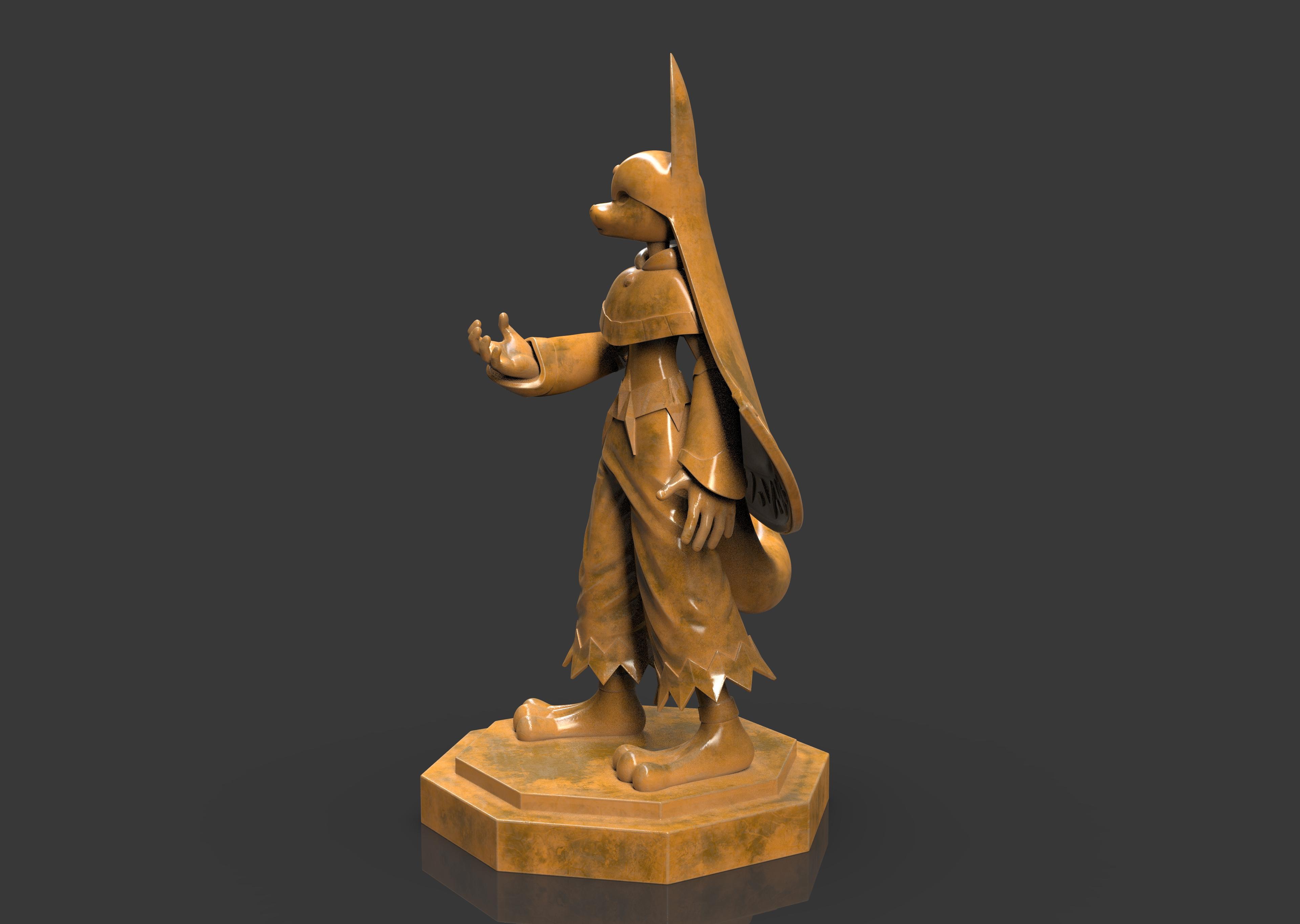 Statue of Power Pal World 3d model