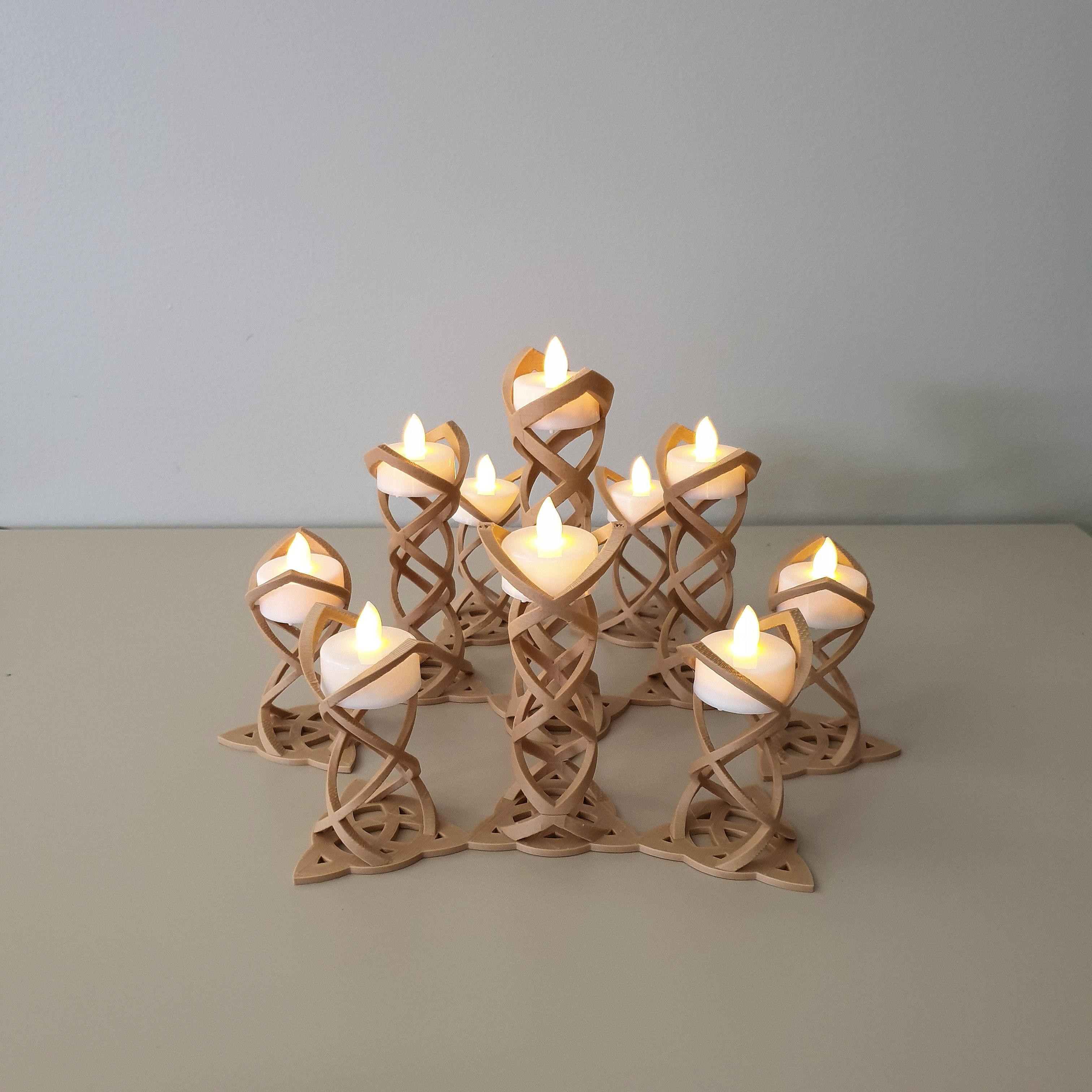 Tealight holder large 3d model