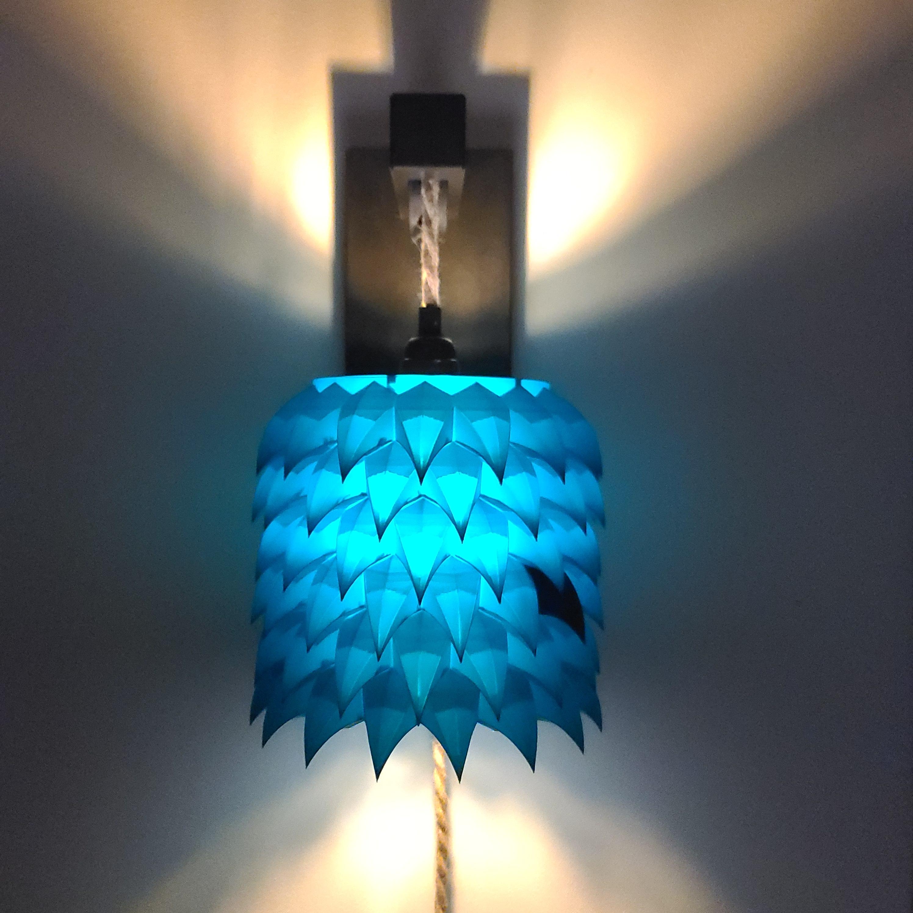 Dragon Scale Hanging Lamp #FunctionalArt 3d model