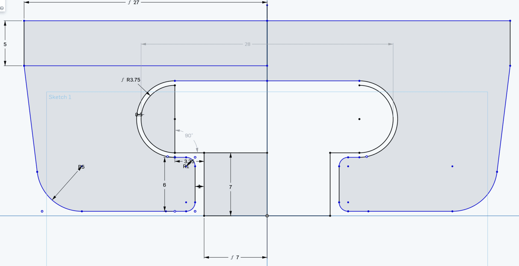 Dresser Drawer slide 3d model