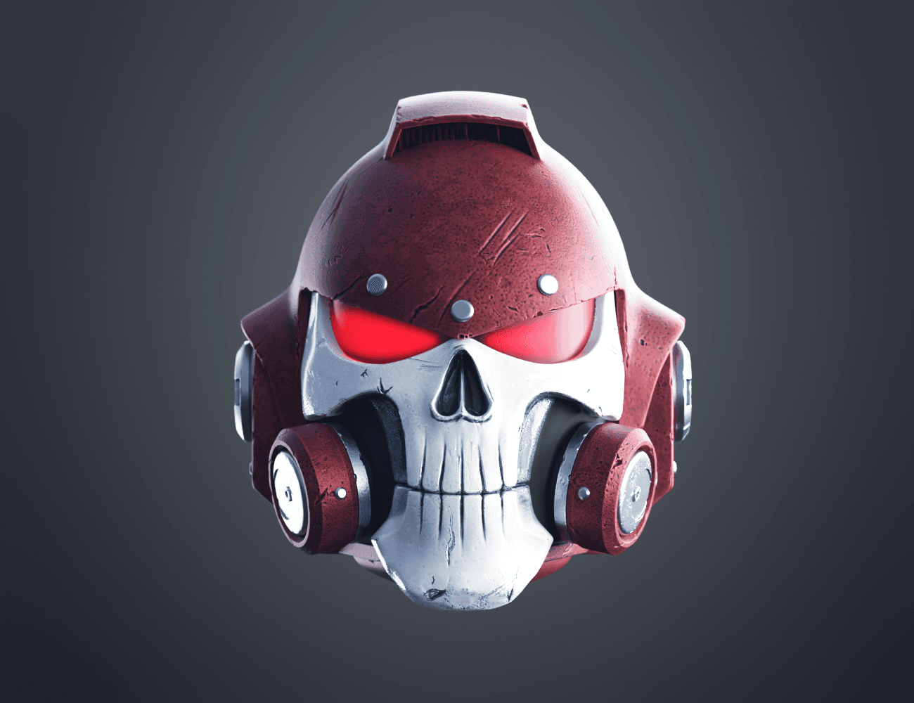 Space Marine Helmet - Vanguard Phobos 3d model